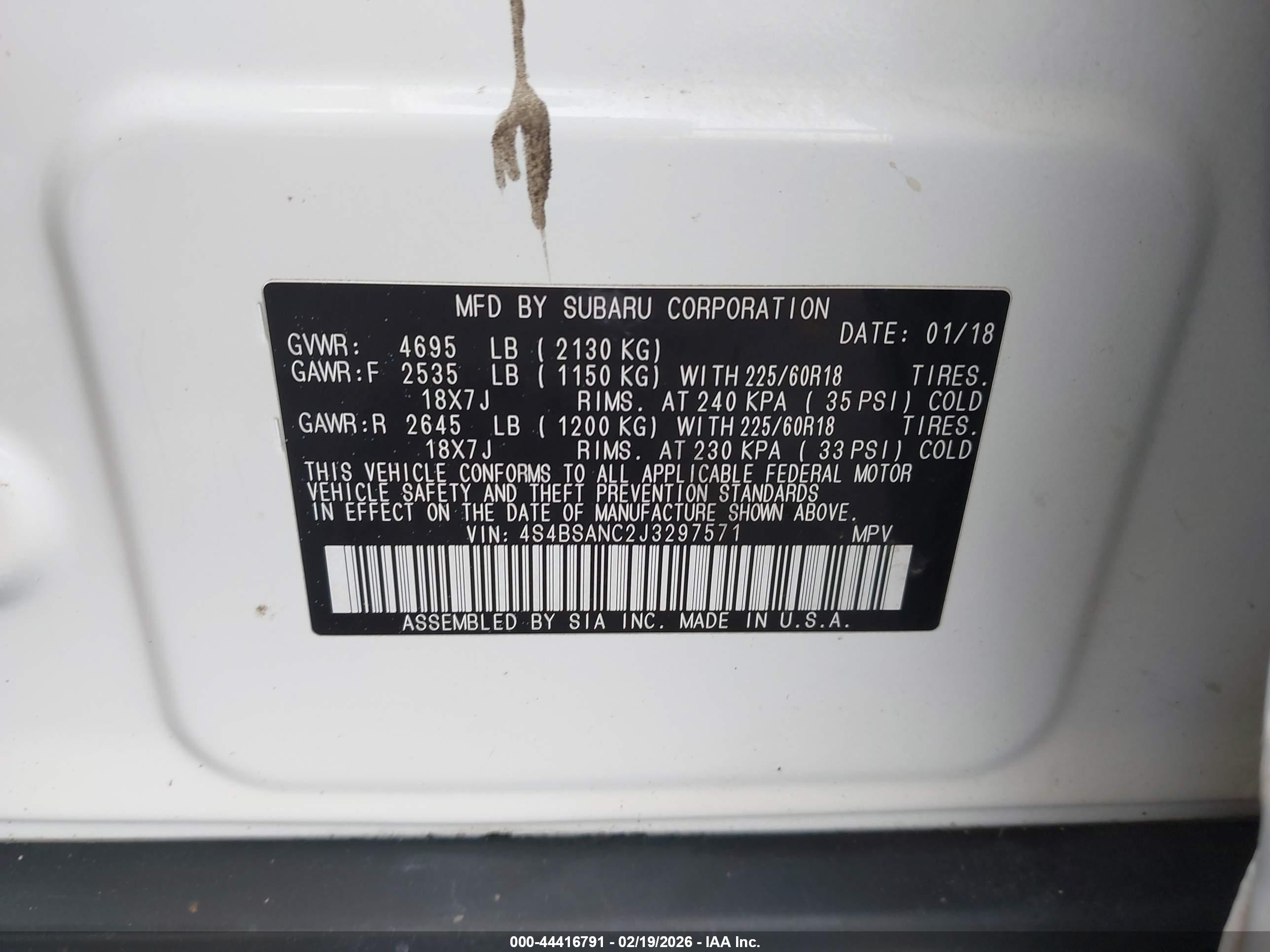 SUBARU OUTBACK image 9
