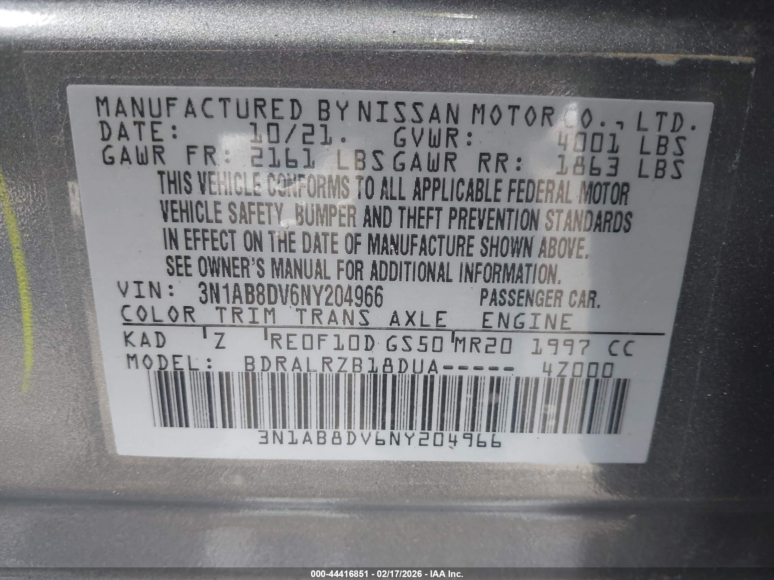 NISSAN SENTRA image 9