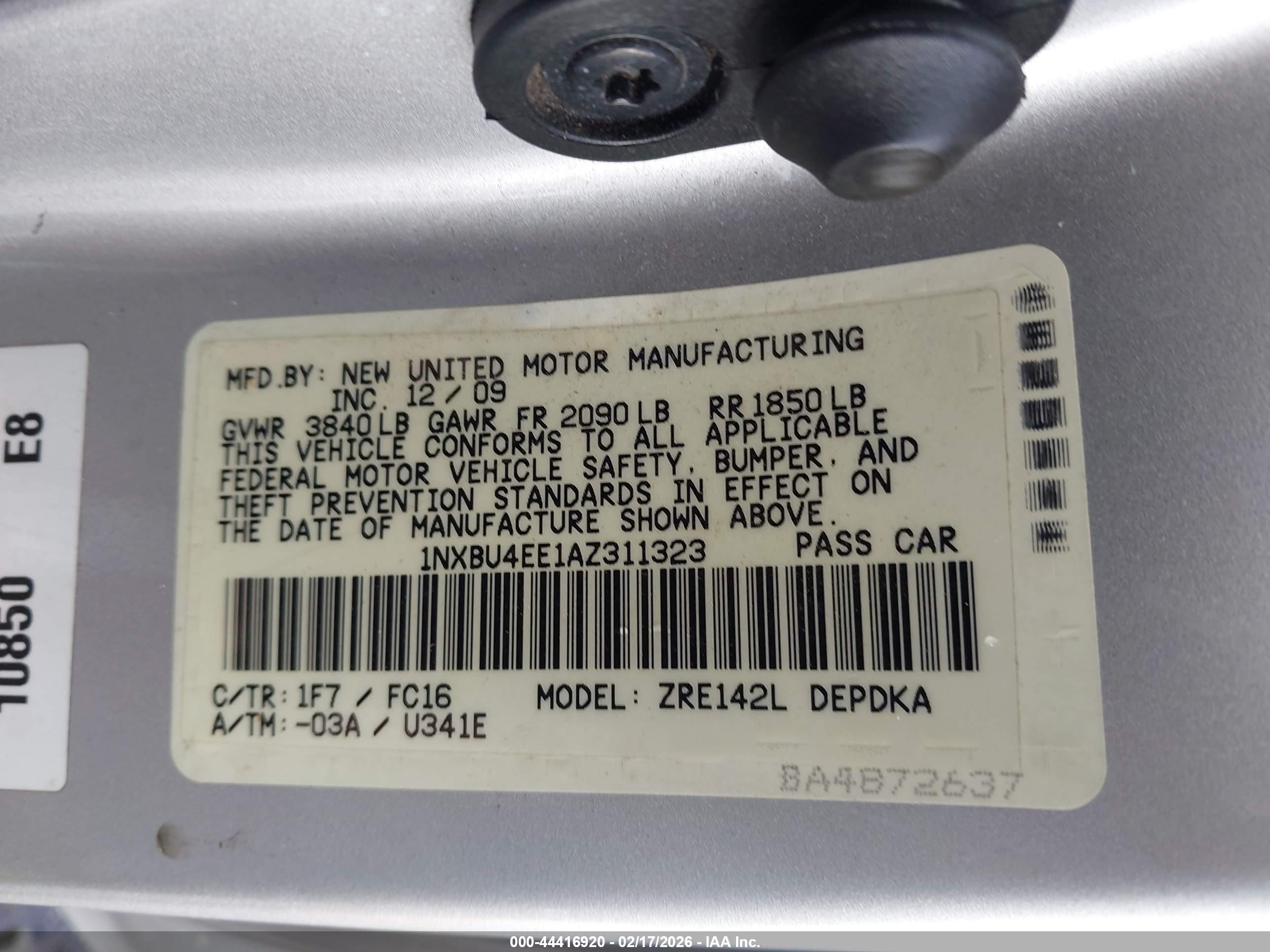 TOYOTA COROLLA image 9