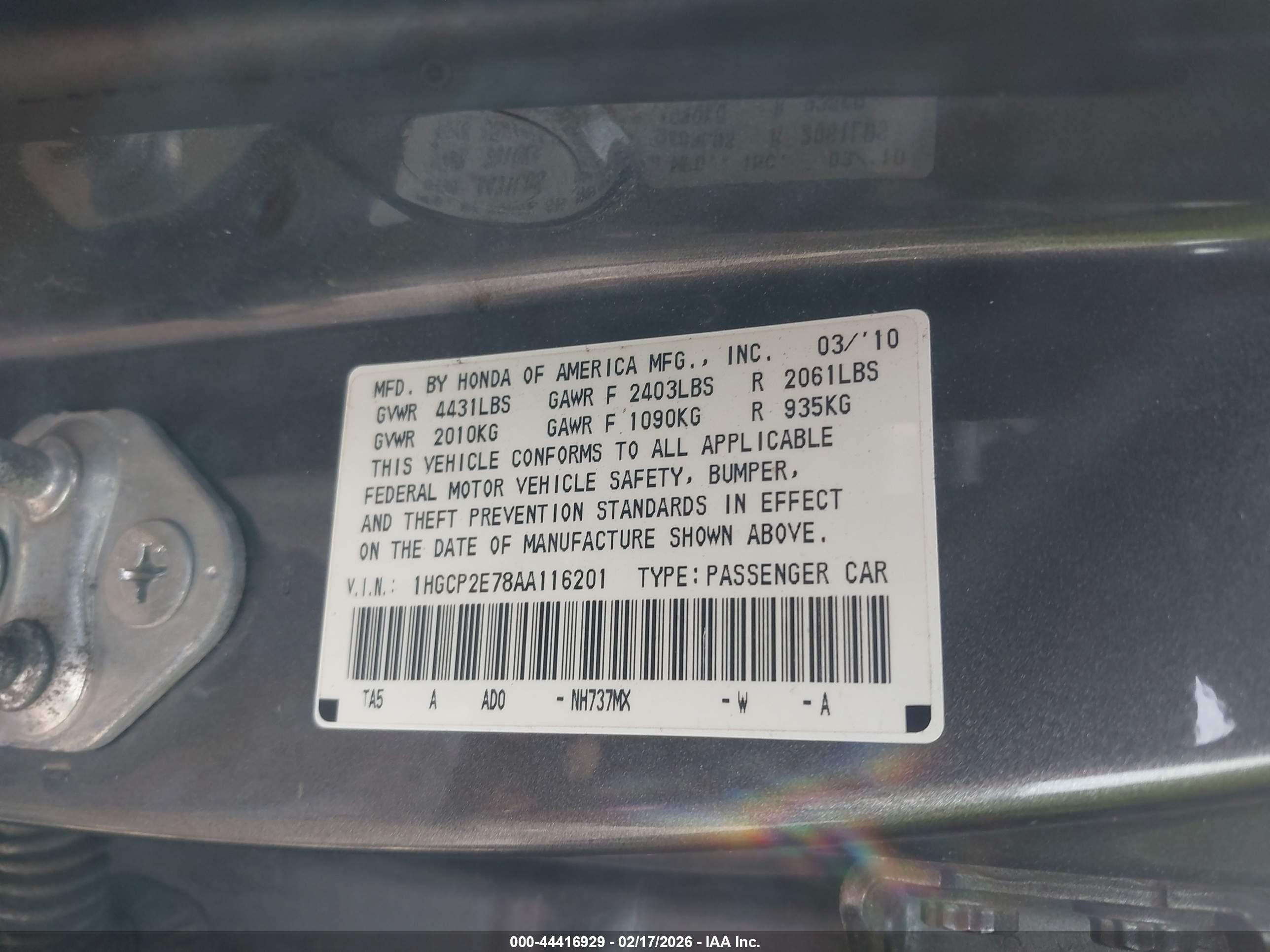 HONDA ACCORD image 9