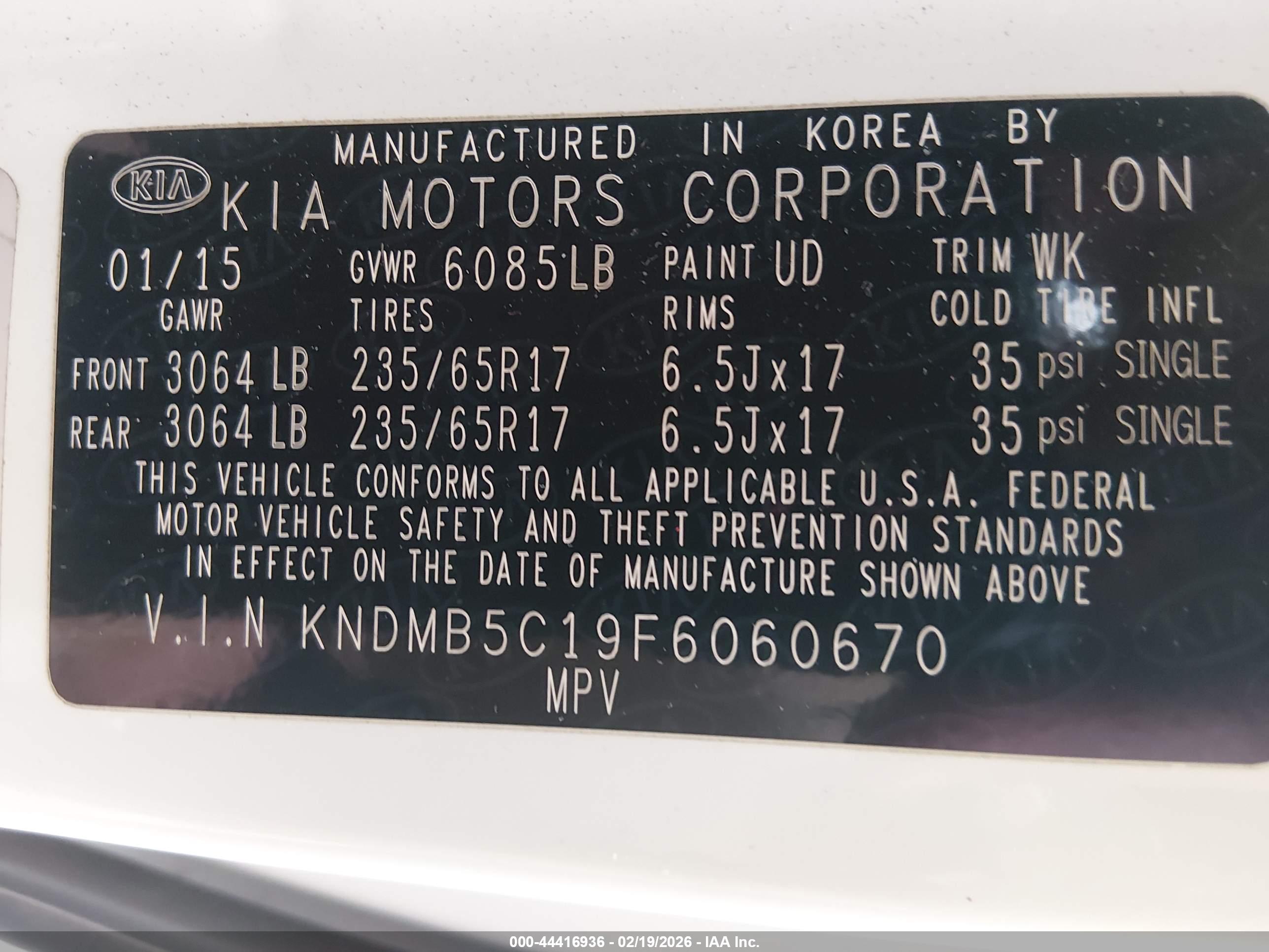 KIA SEDONA image 9
