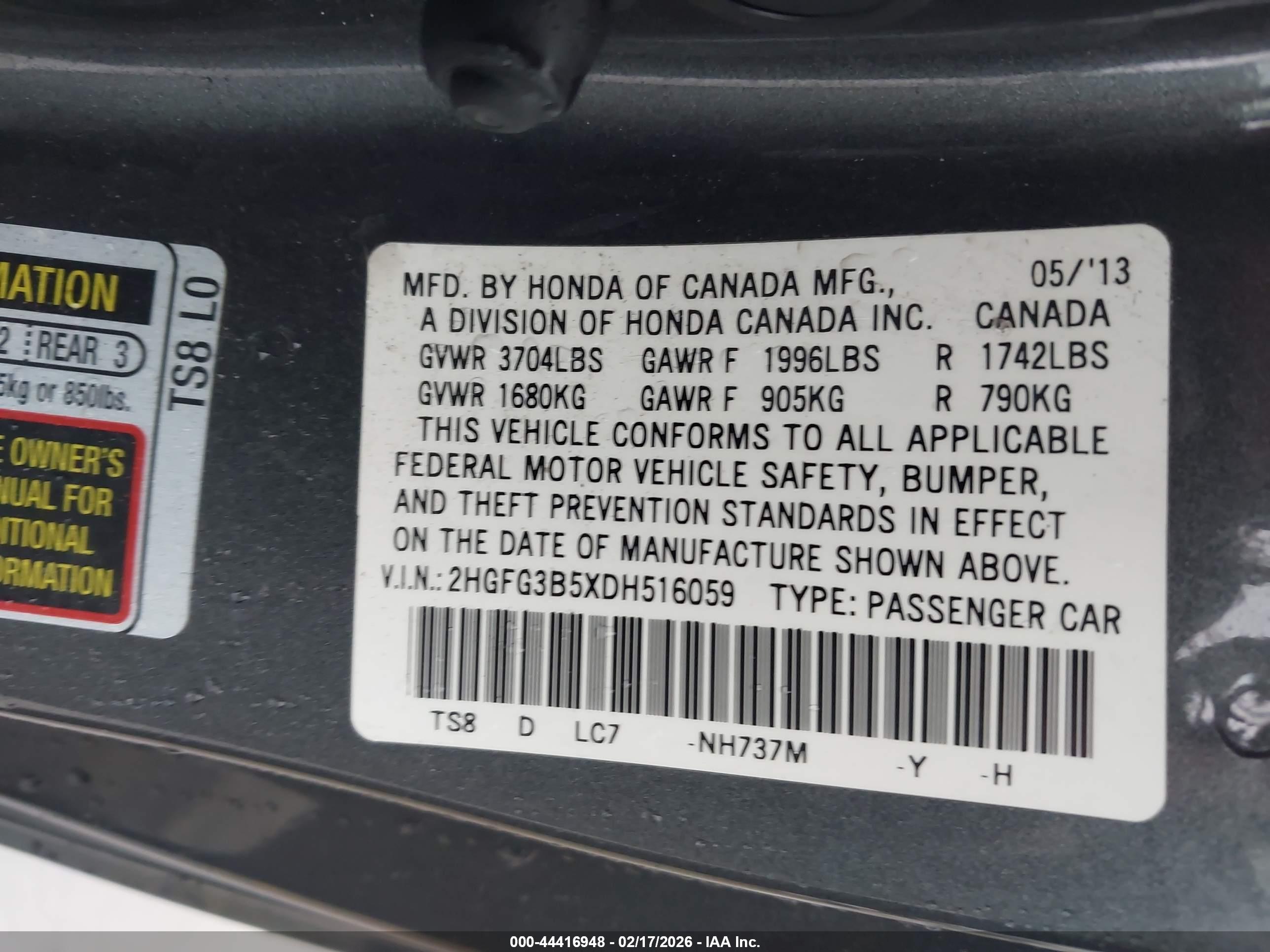 HONDA CIVIC image 9