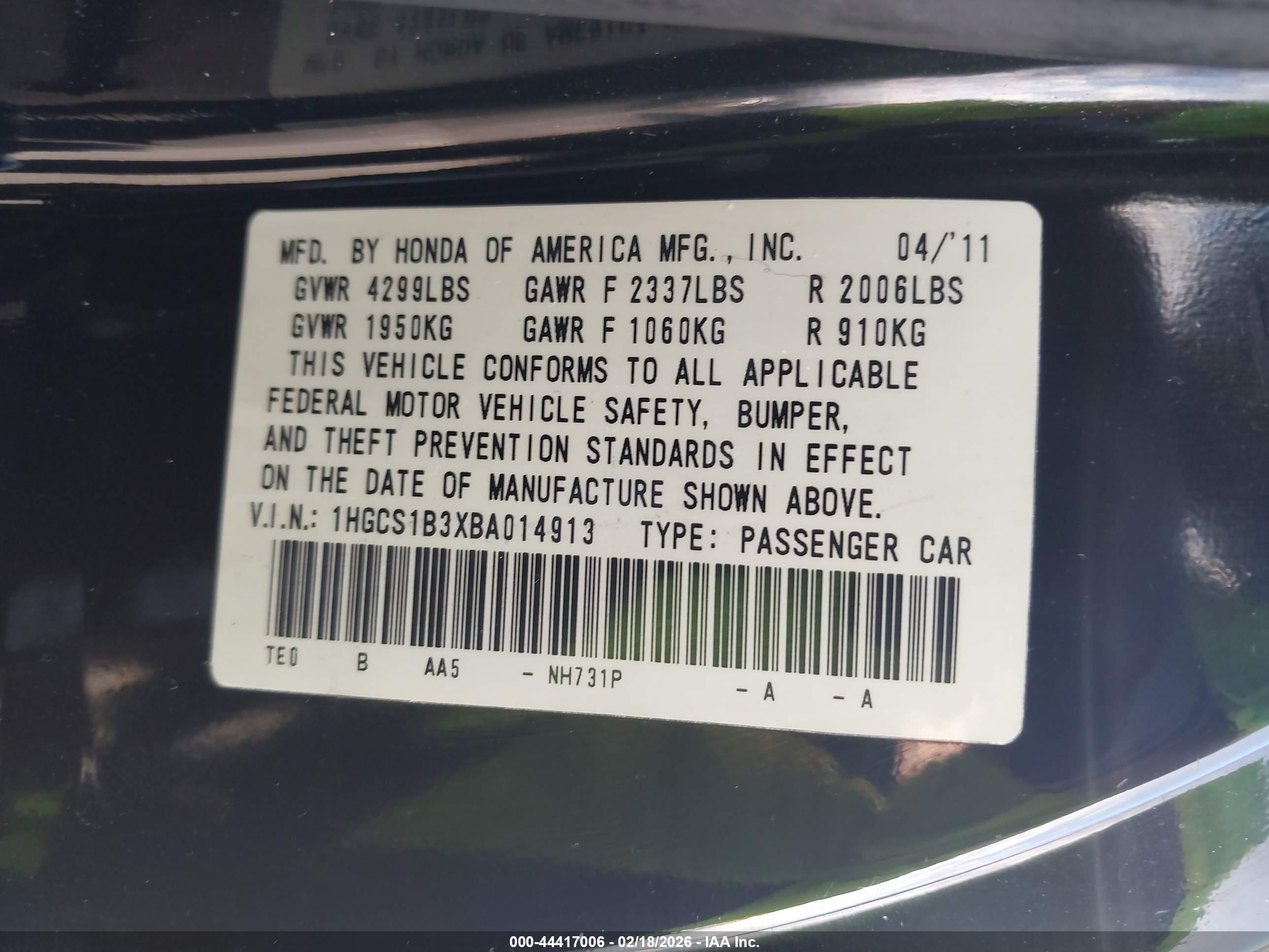 HONDA ACCORD image 9