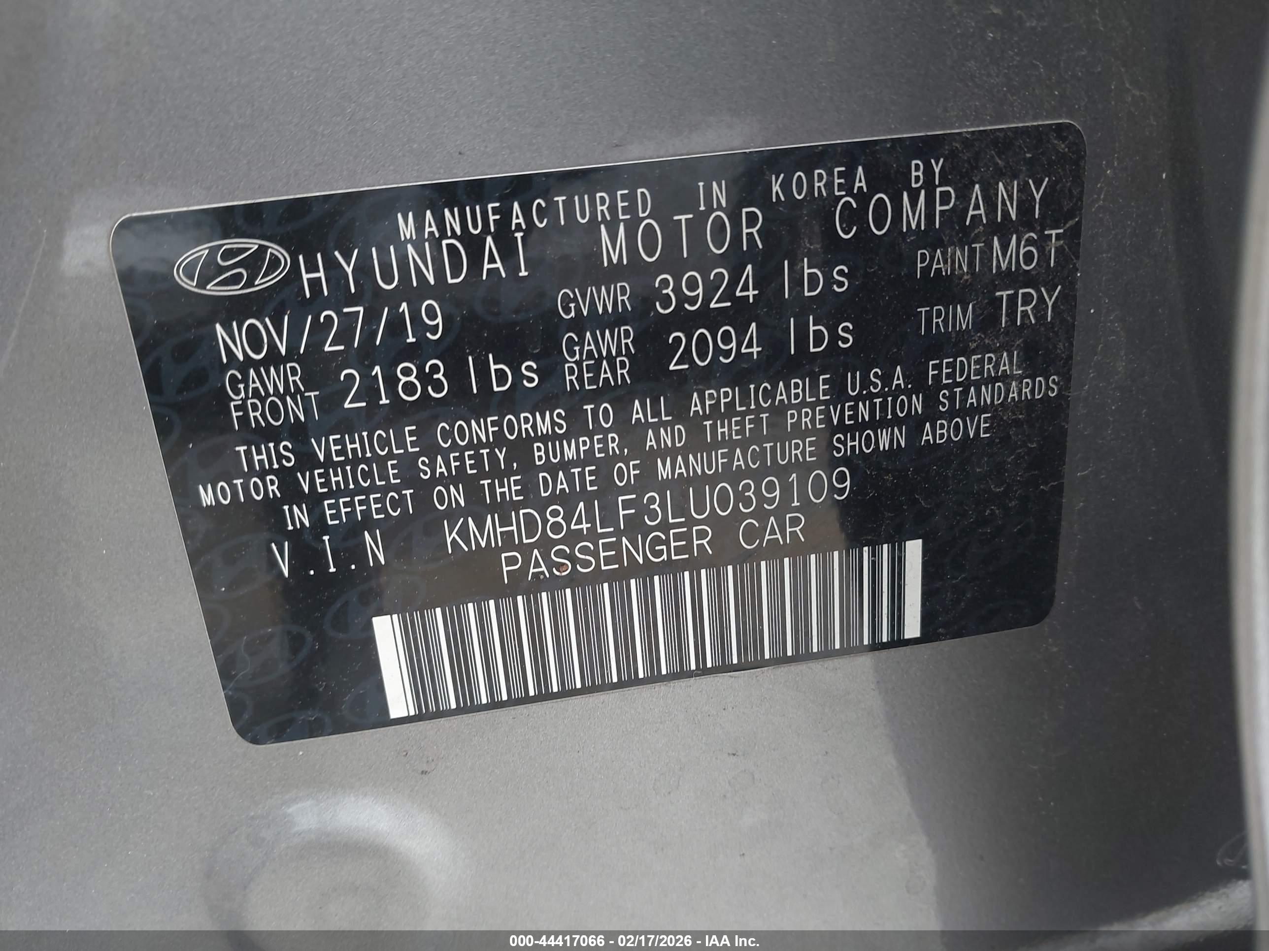 HYUNDAI ELANTRA image 9