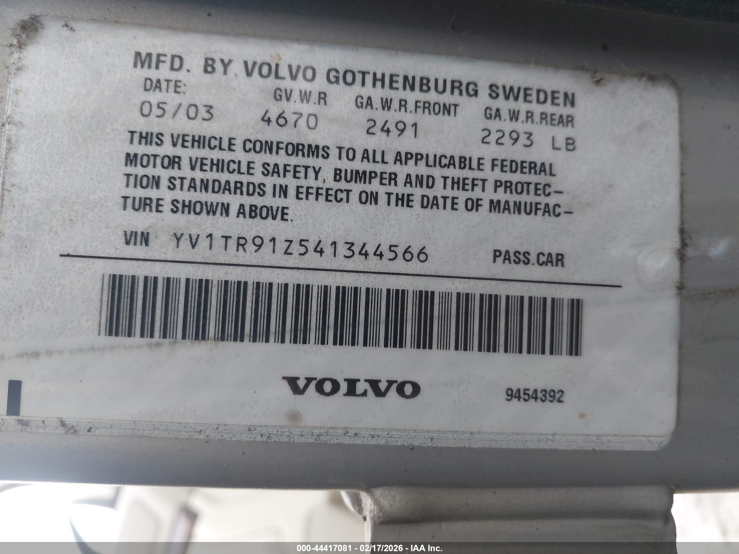 VOLVO S80 image 9