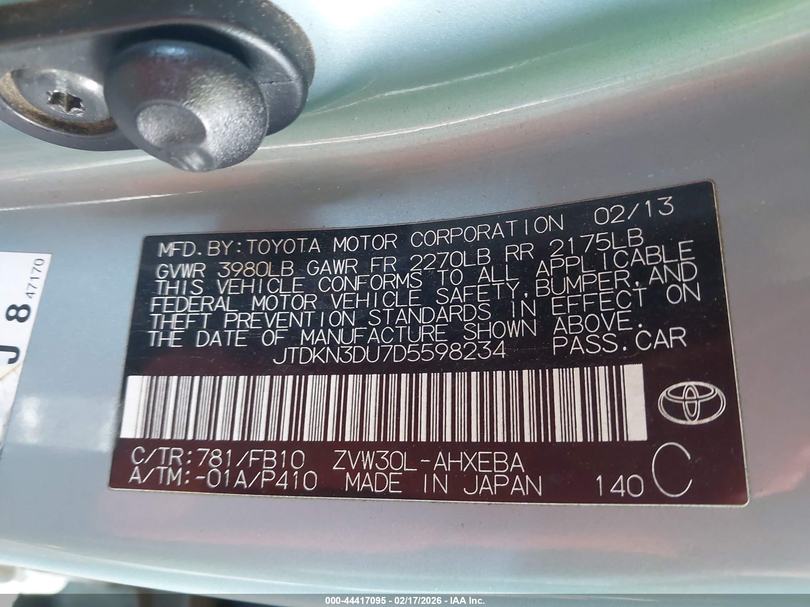 TOYOTA PRIUS image 9