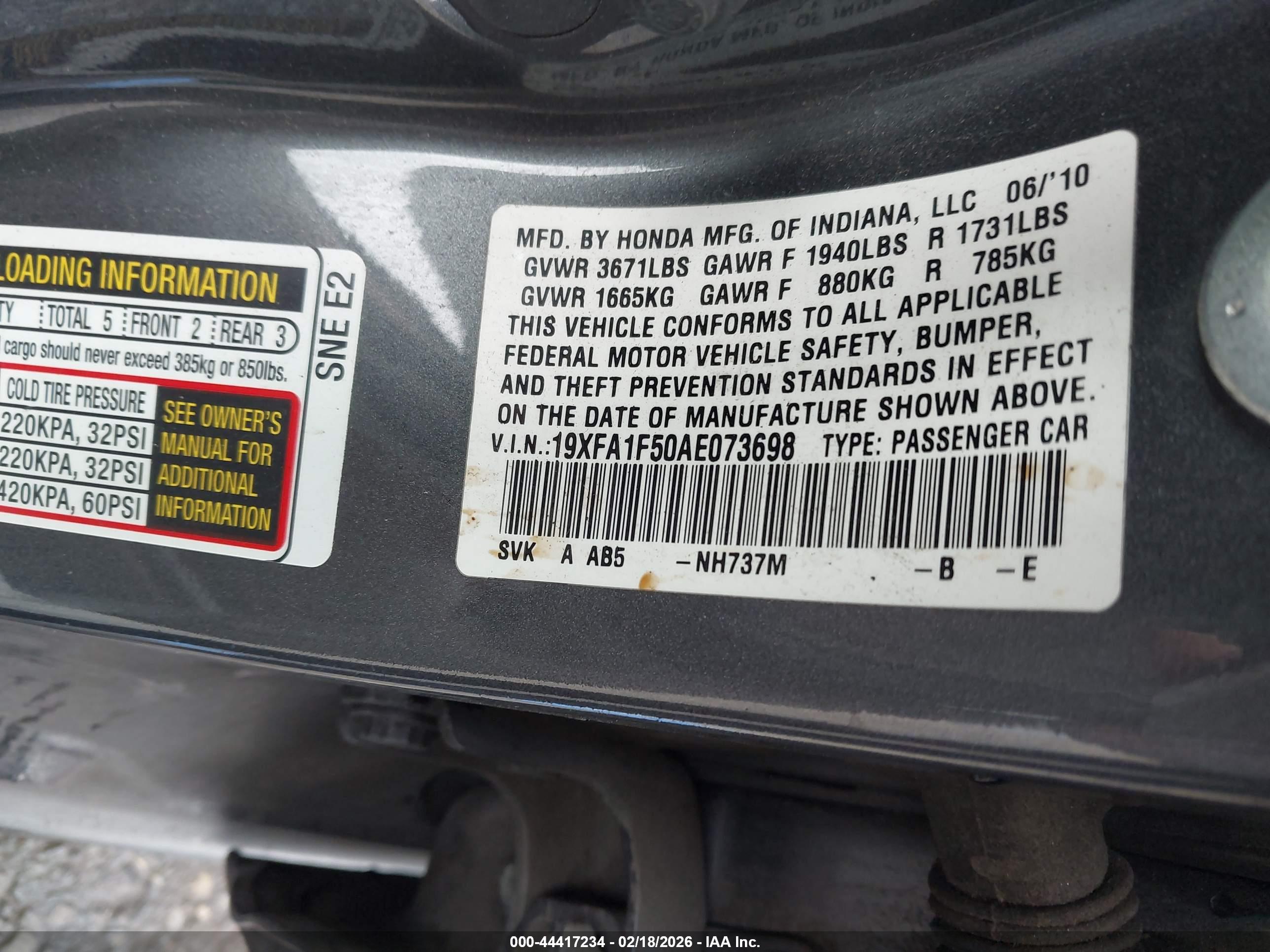 HONDA CIVIC image 9