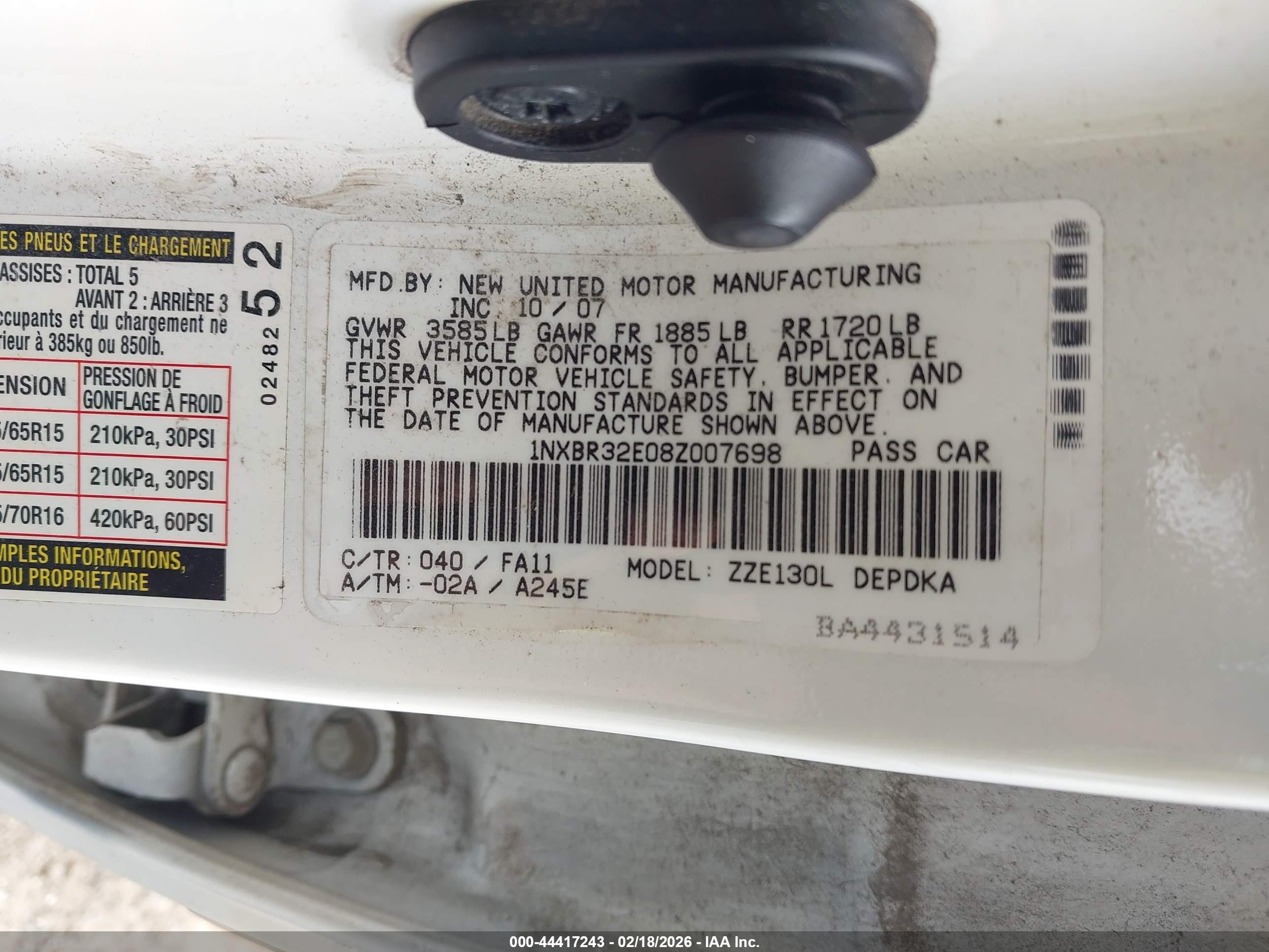 TOYOTA COROLLA image 9