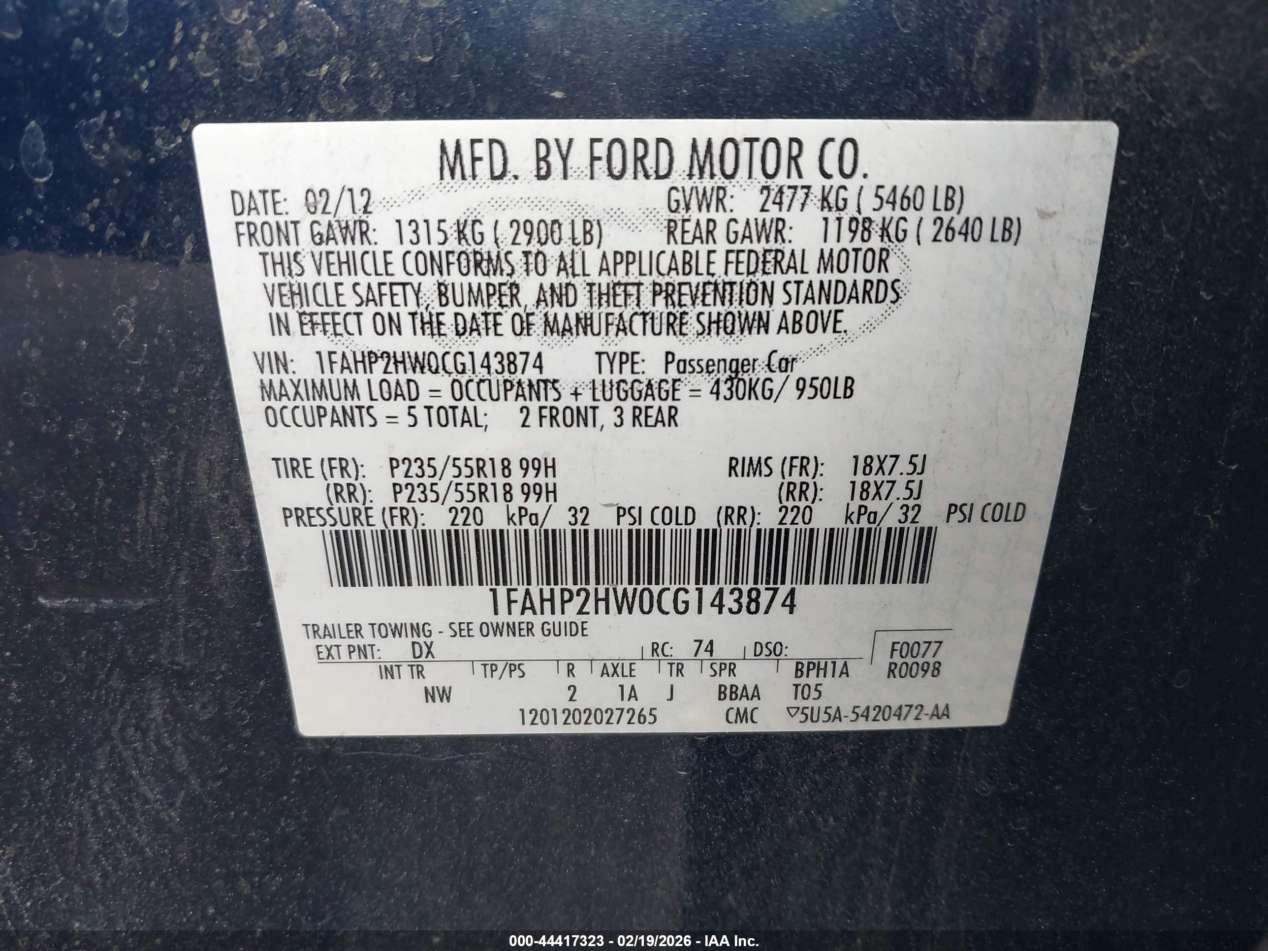 FORD TAURUS image 9