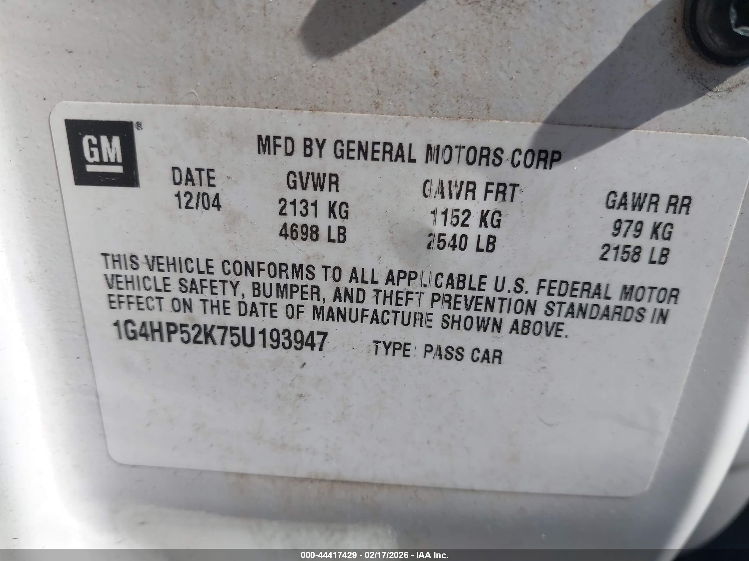BUICK LESABRE image 9