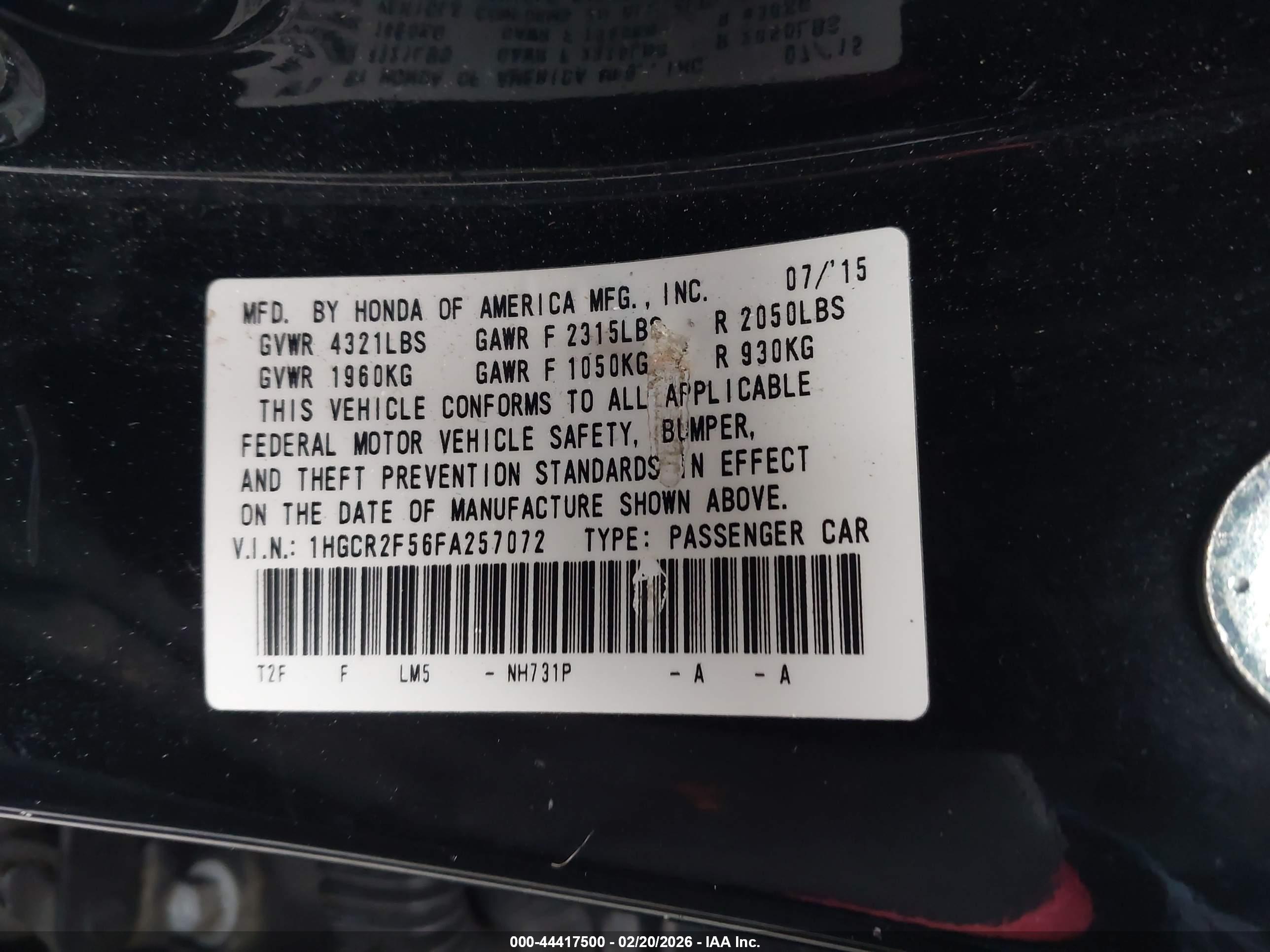 HONDA ACCORD image 9