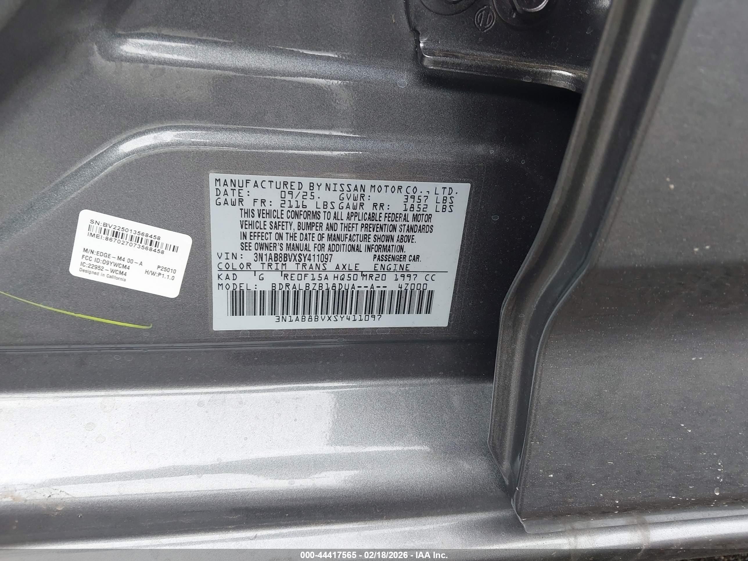 NISSAN SENTRA image 9