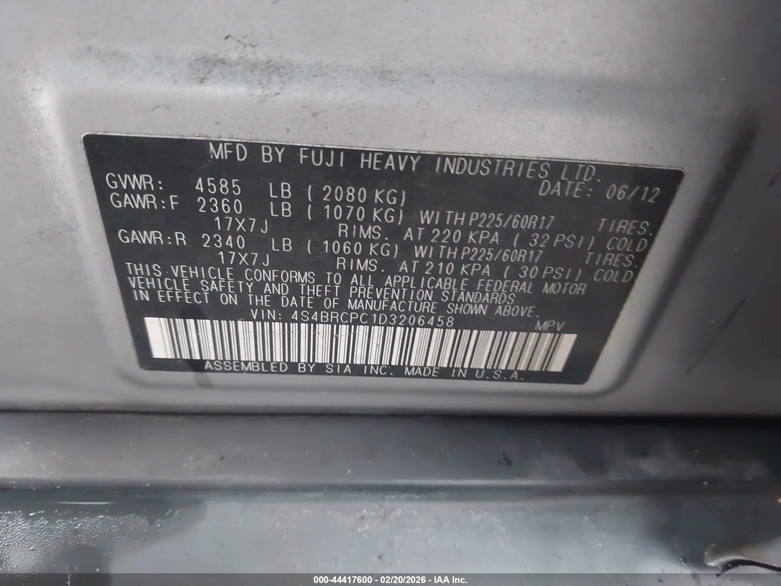 SUBARU OUTBACK image 9