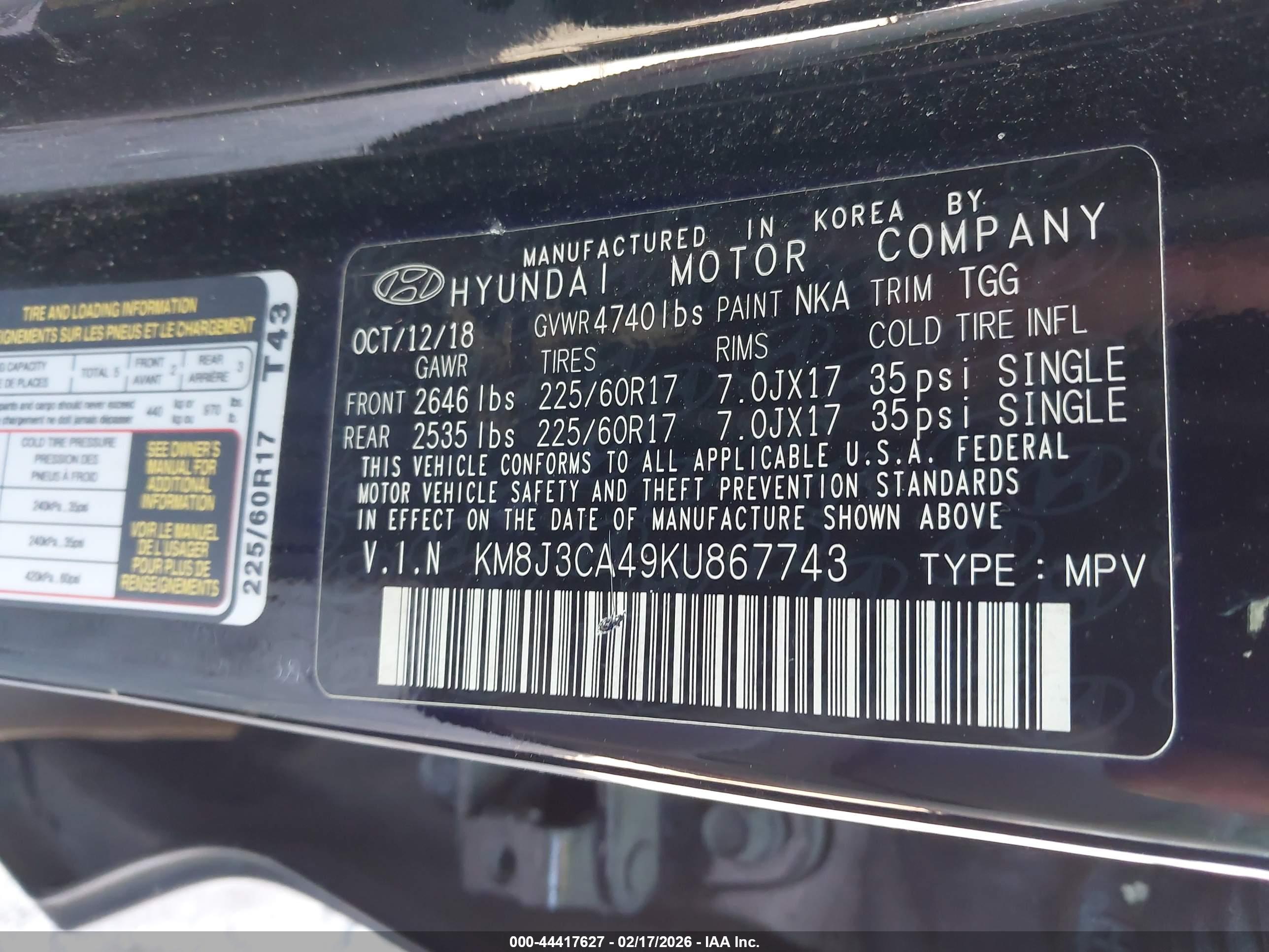 HYUNDAI TUCSON image 9