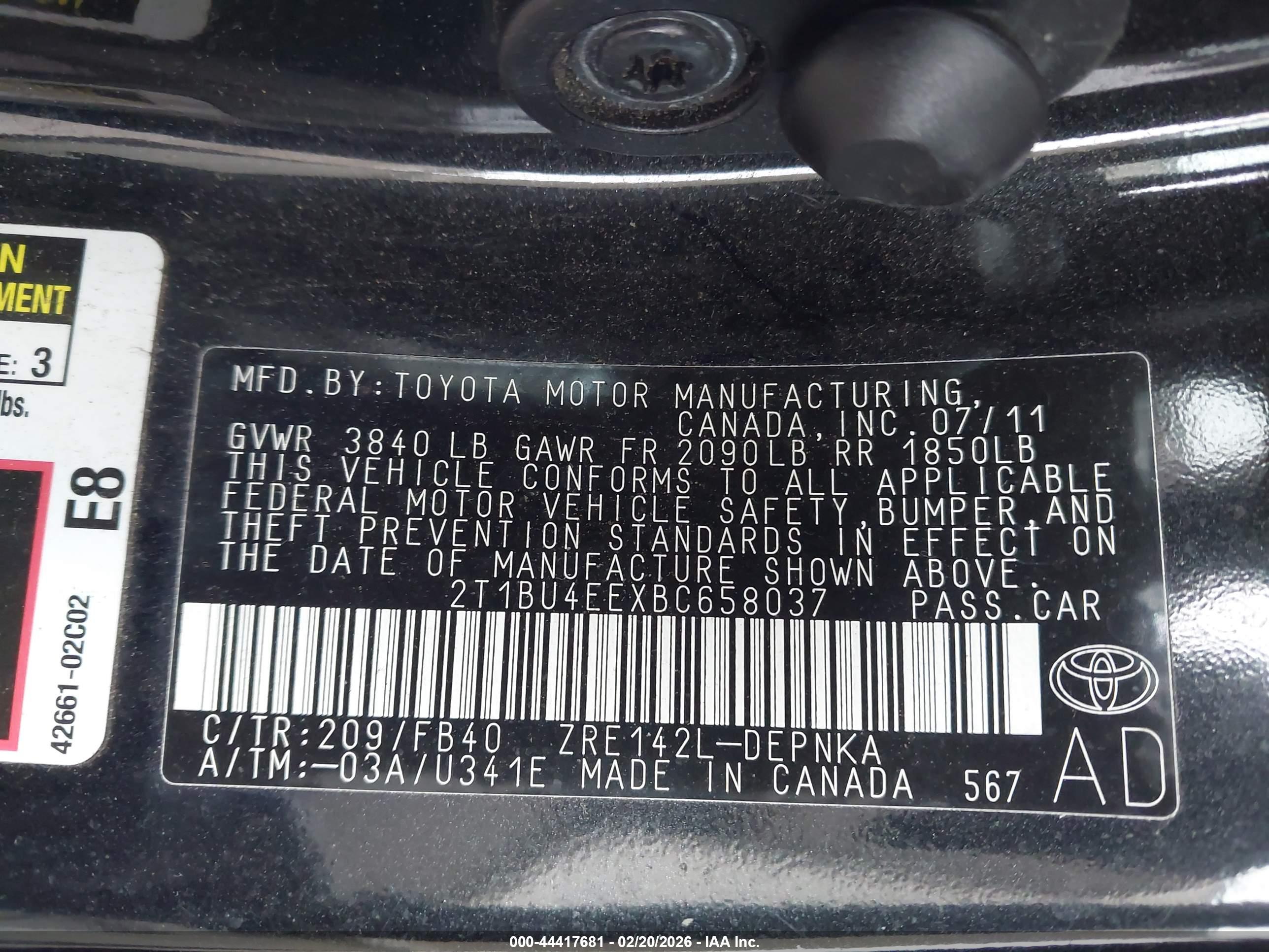 TOYOTA COROLLA image 9