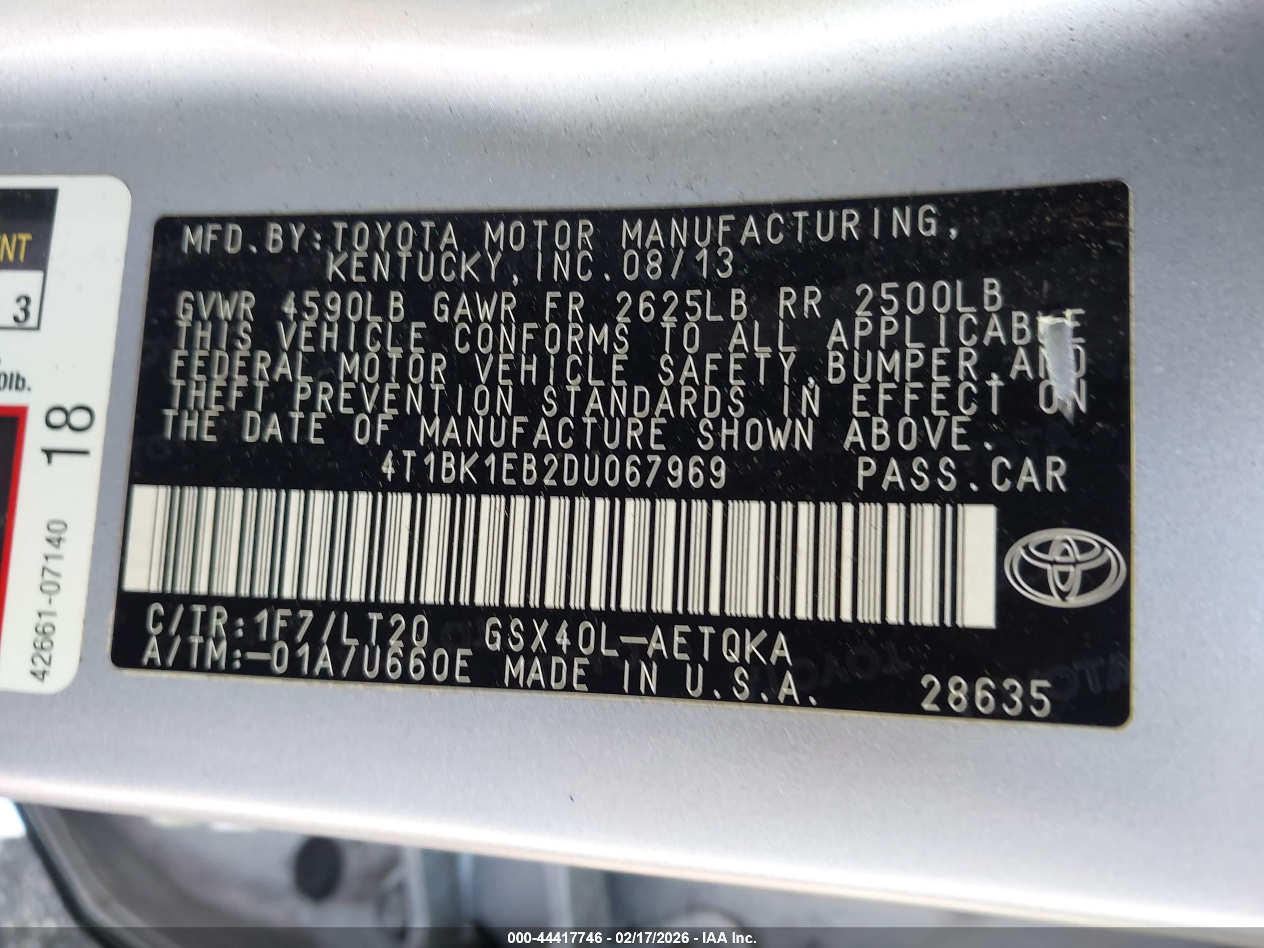 TOYOTA AVALON image 9