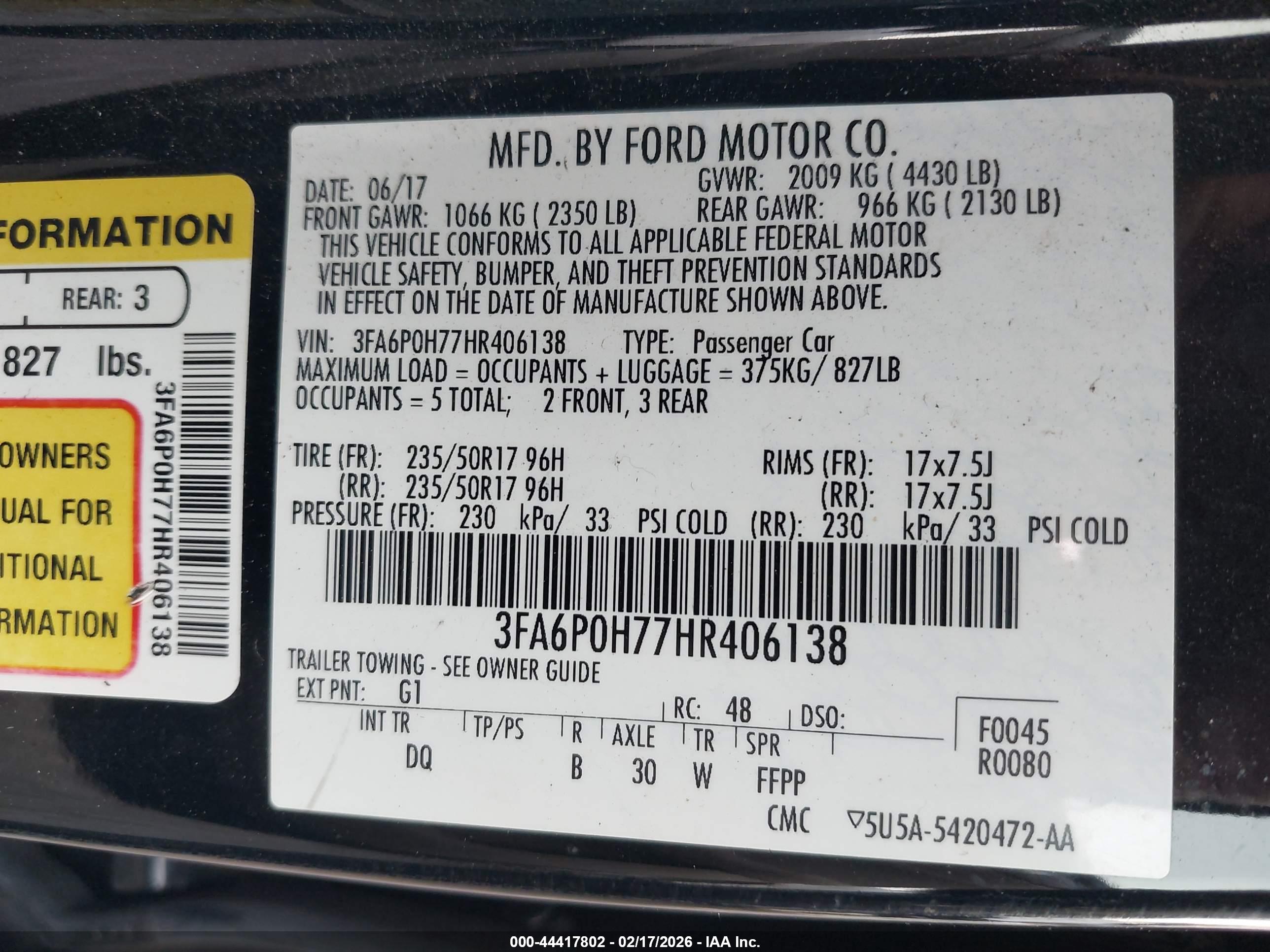 FORD FUSION image 9