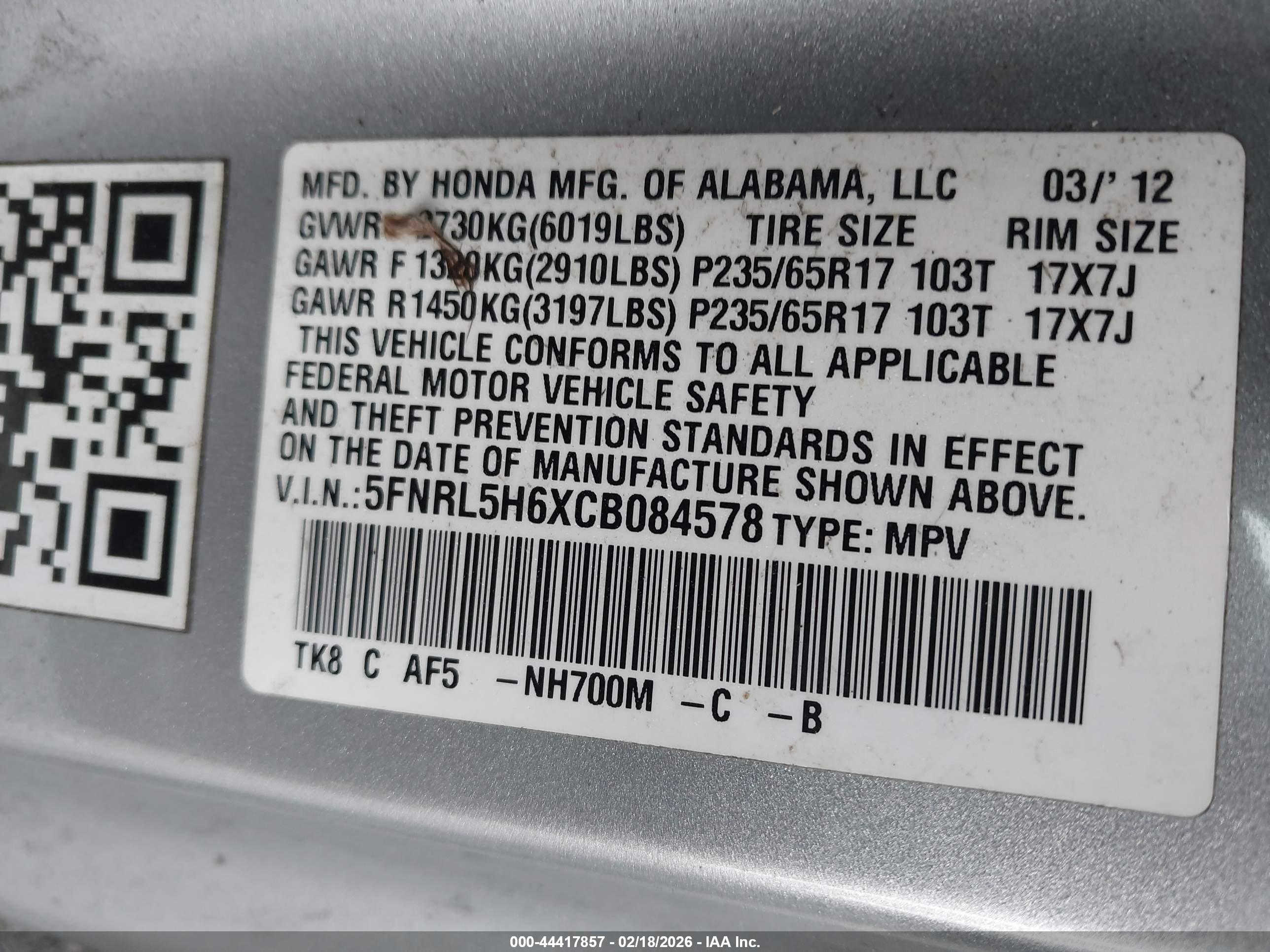HONDA ODYSSEY image 9