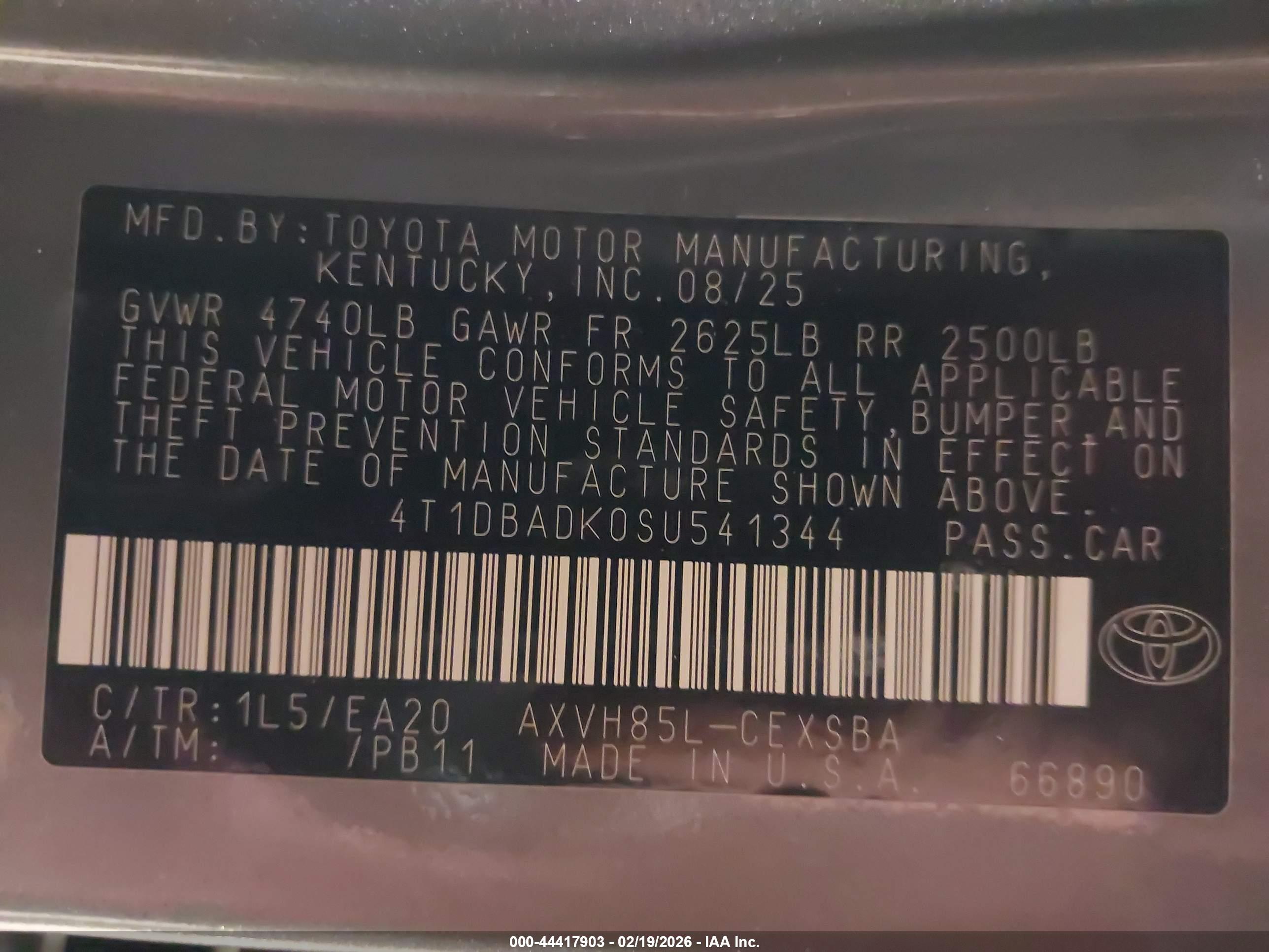 TOYOTA CAMRY image 9