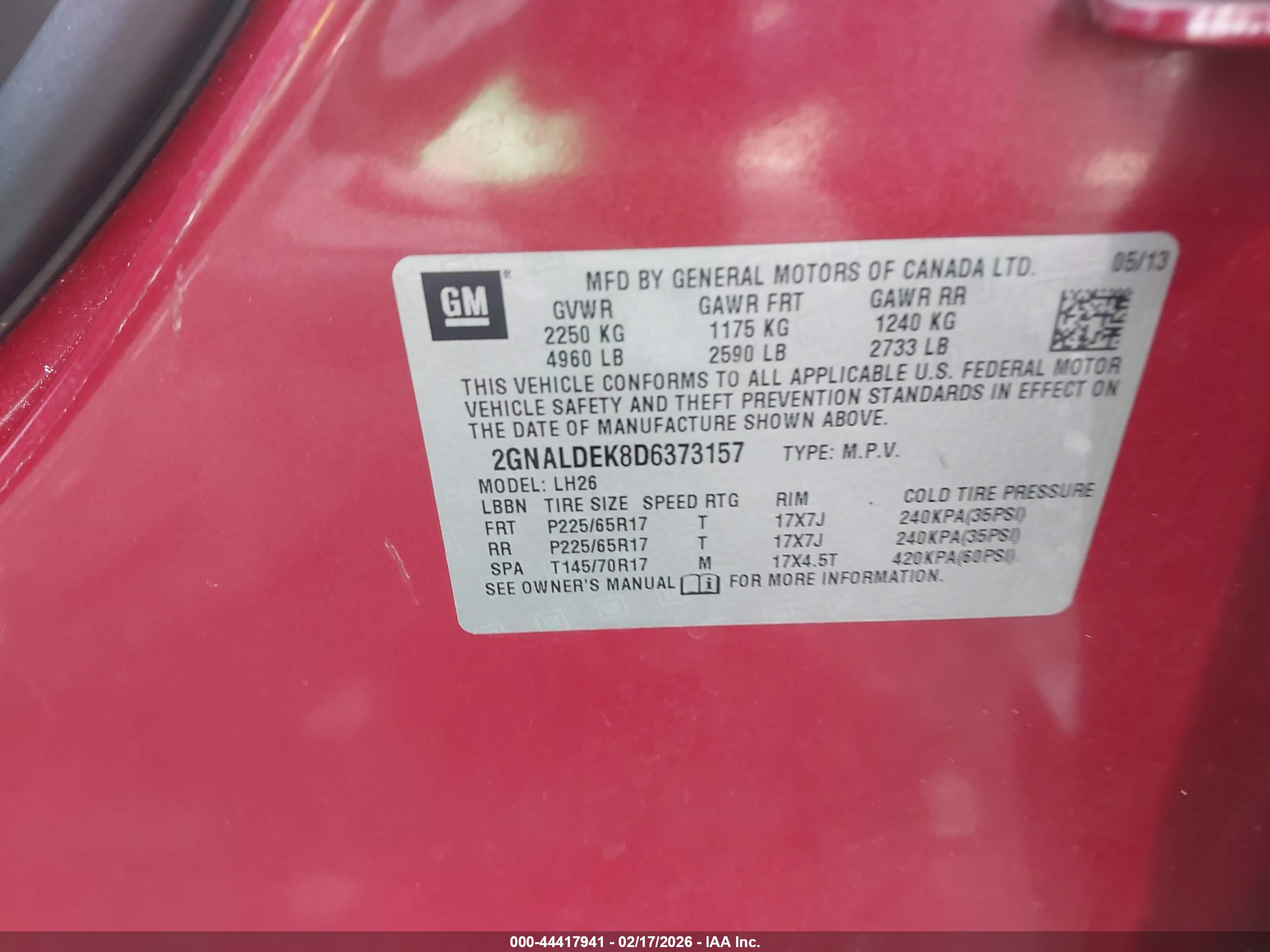 CHEVROLET EQUINOX image 9