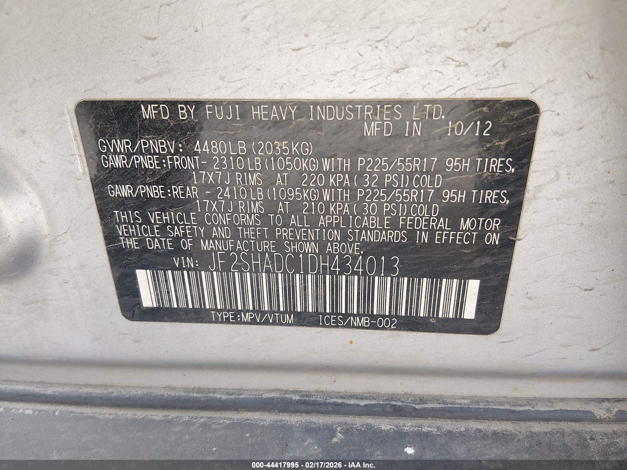 SUBARU FORESTER image 9