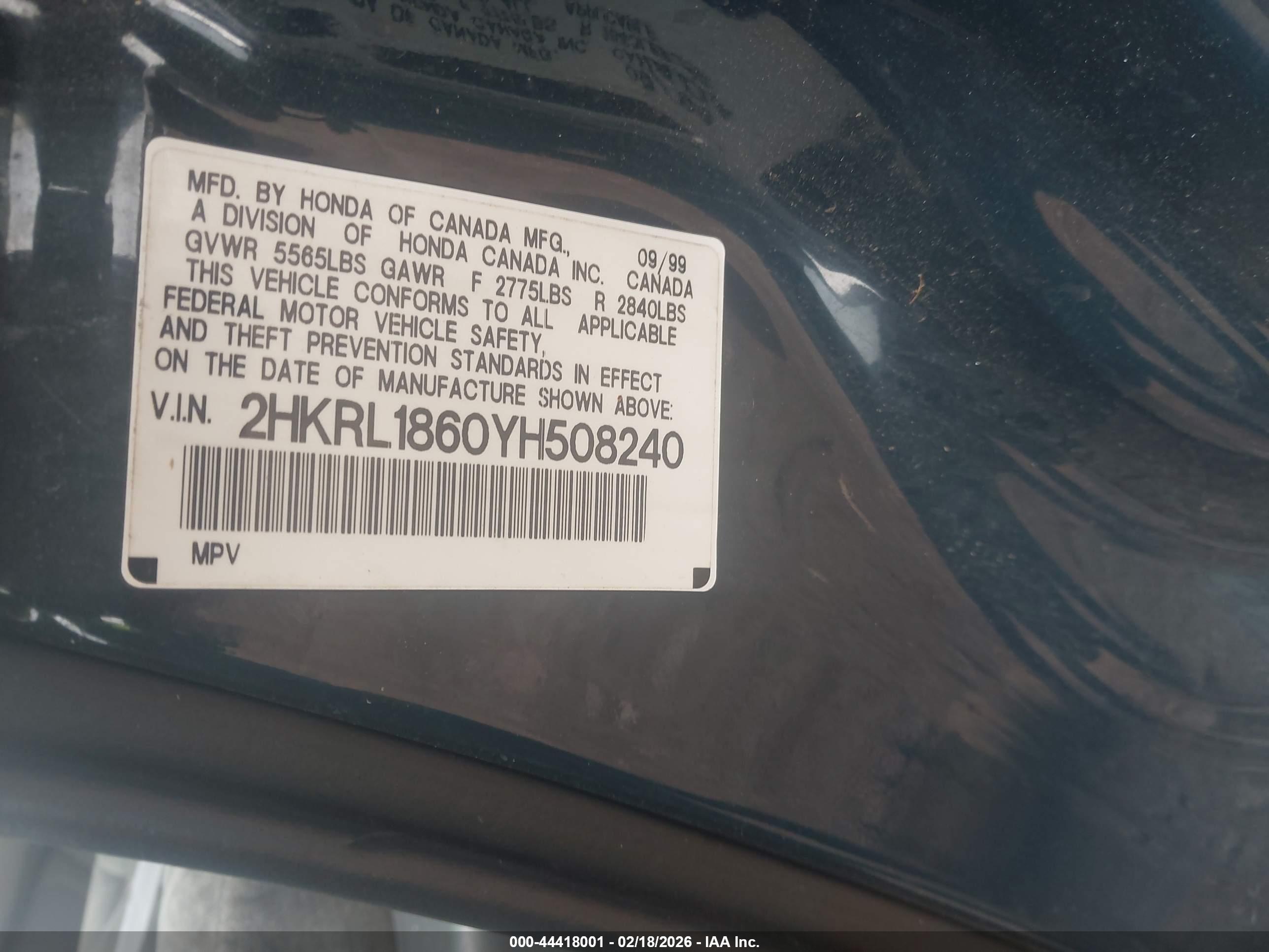 HONDA ODYSSEY image 9