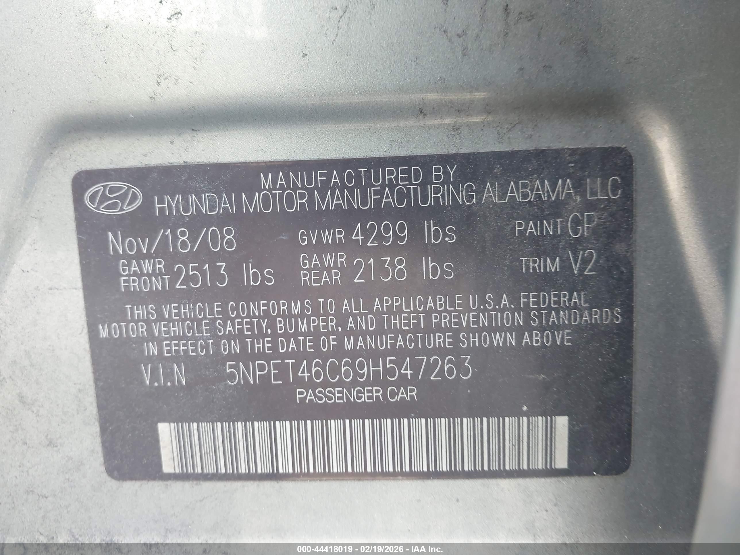 HYUNDAI SONATA image 9