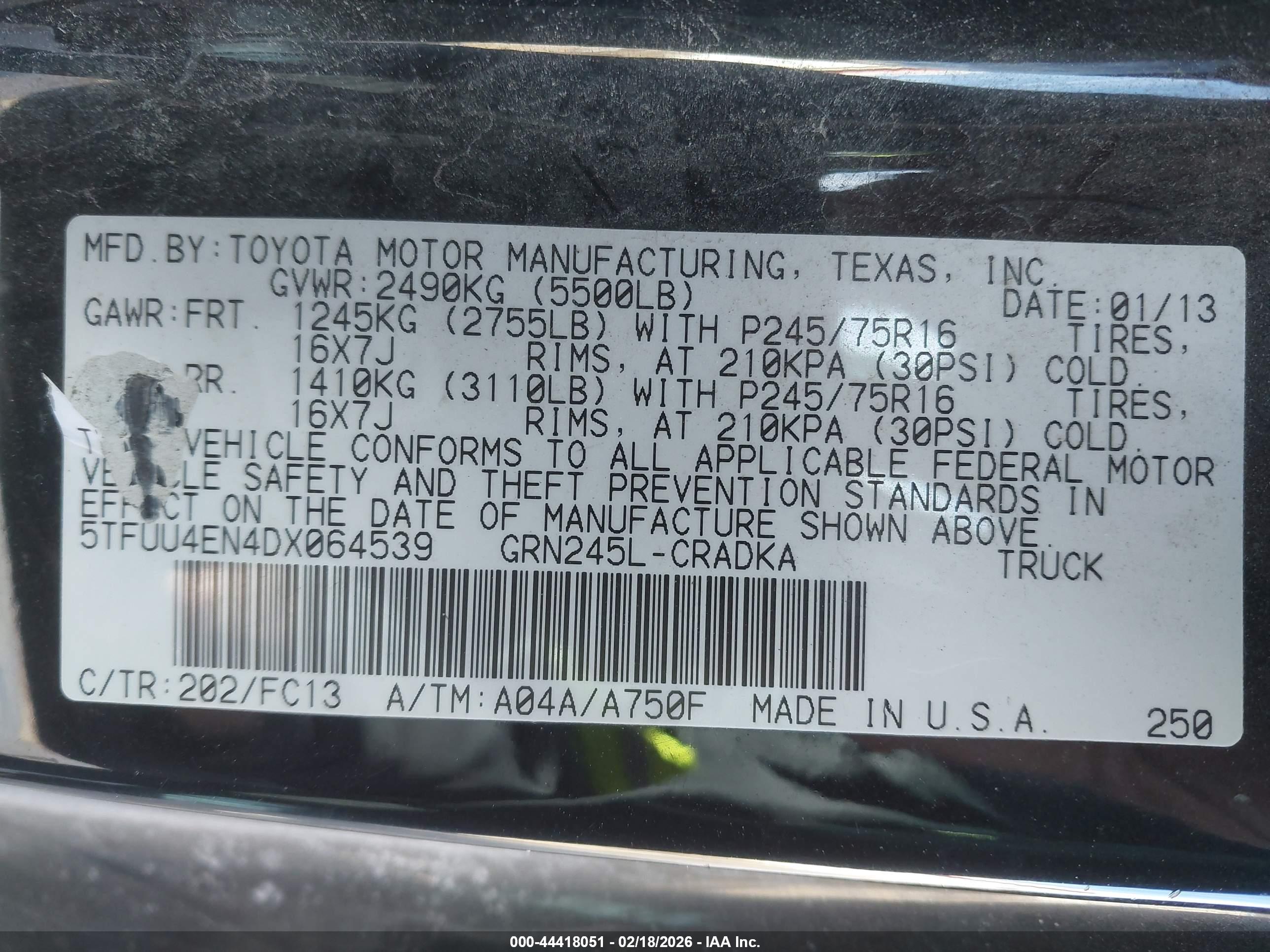 TOYOTA TACOMA image 9