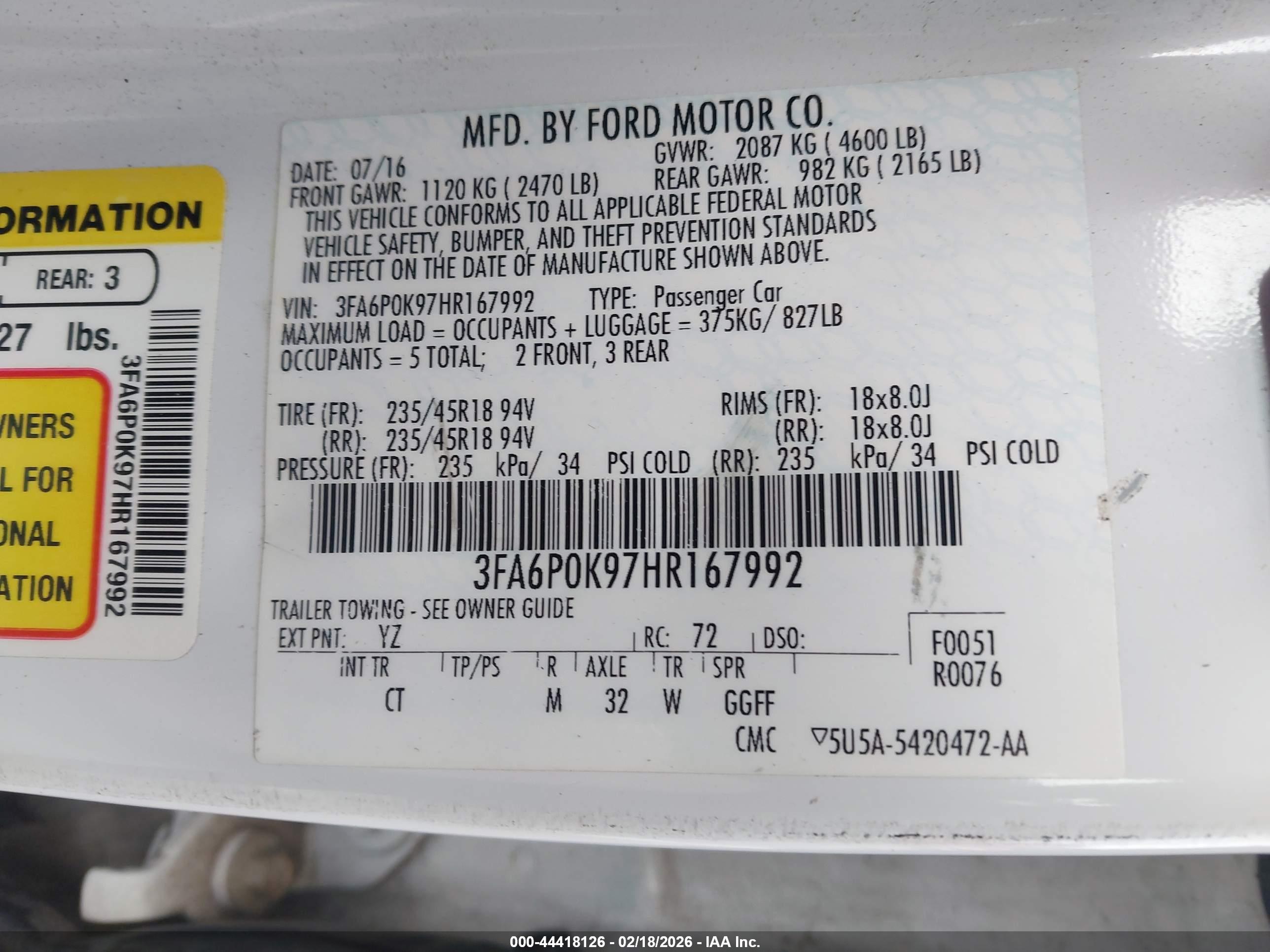 FORD FUSION image 9