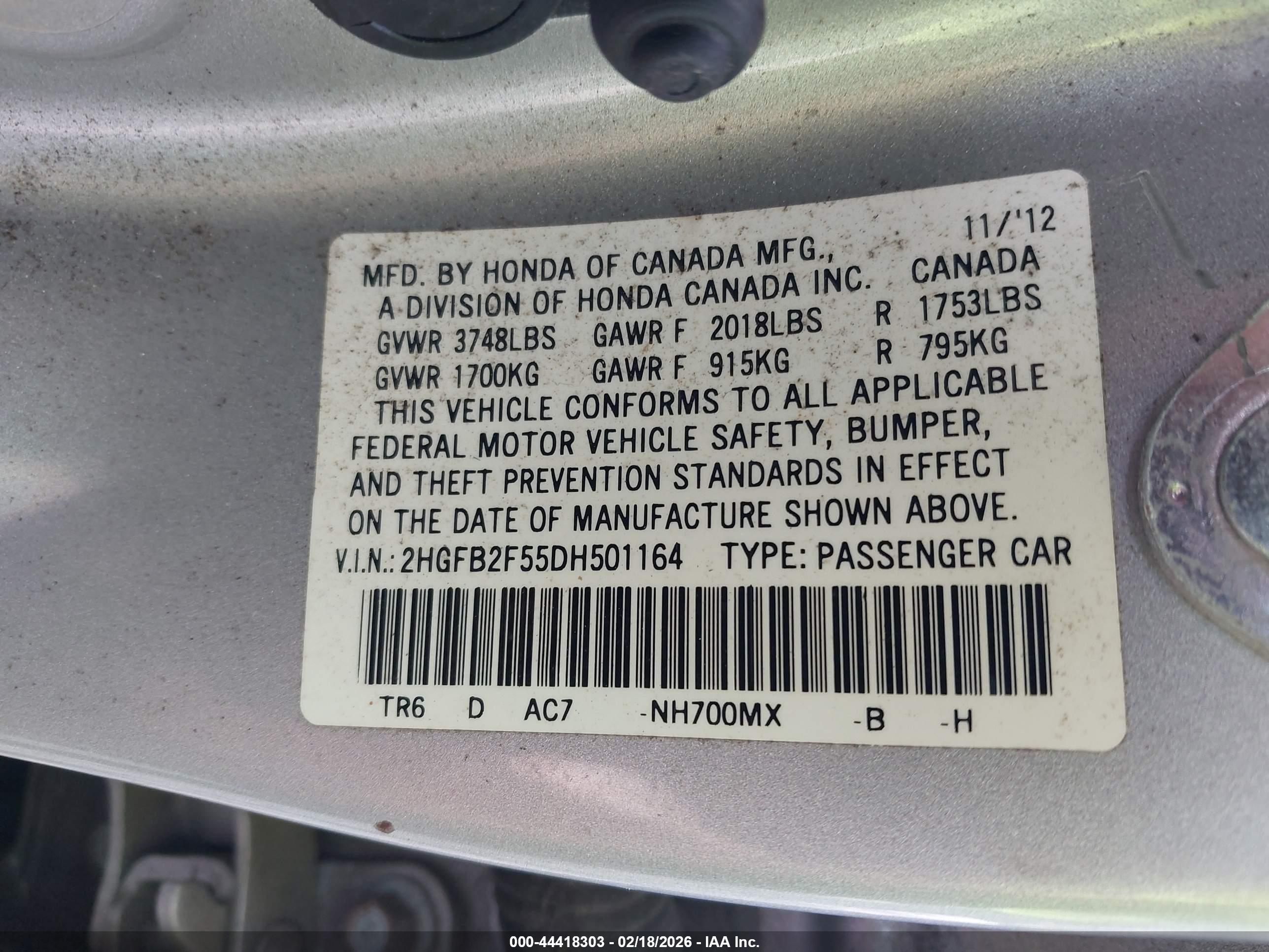 HONDA CIVIC image 9