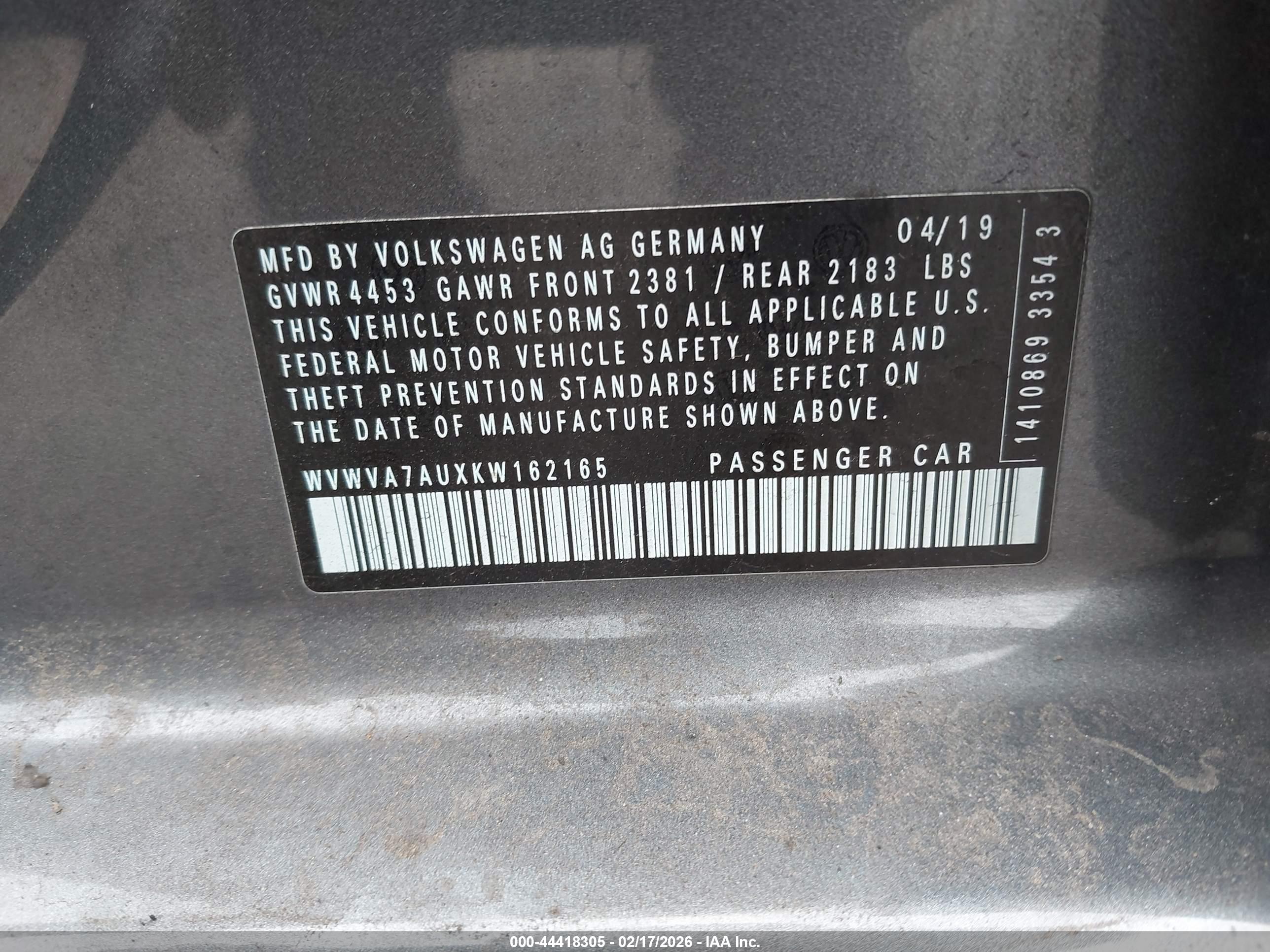 VOLKSWAGEN GOLF image 9