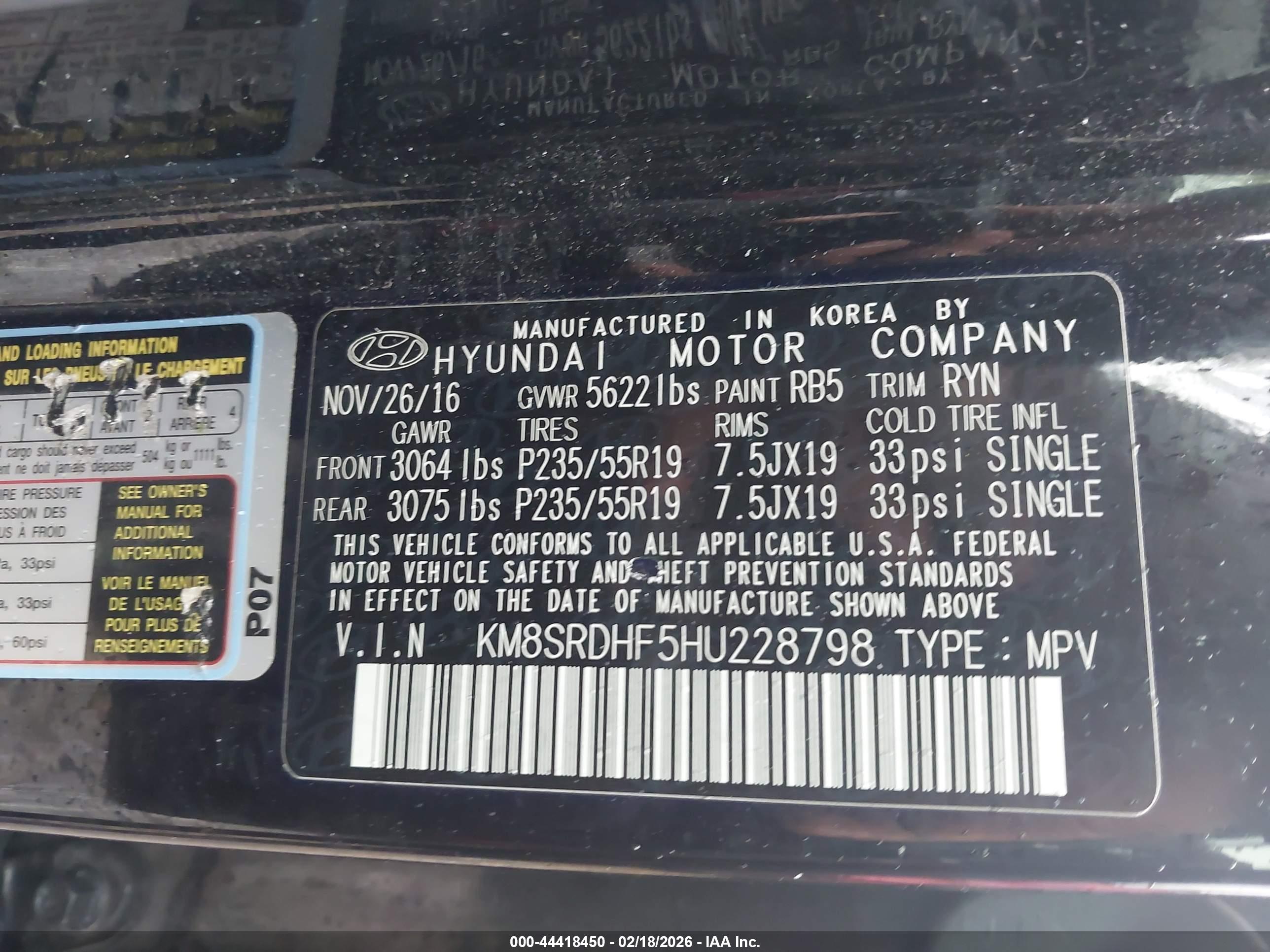 HYUNDAI SANTA image 9
