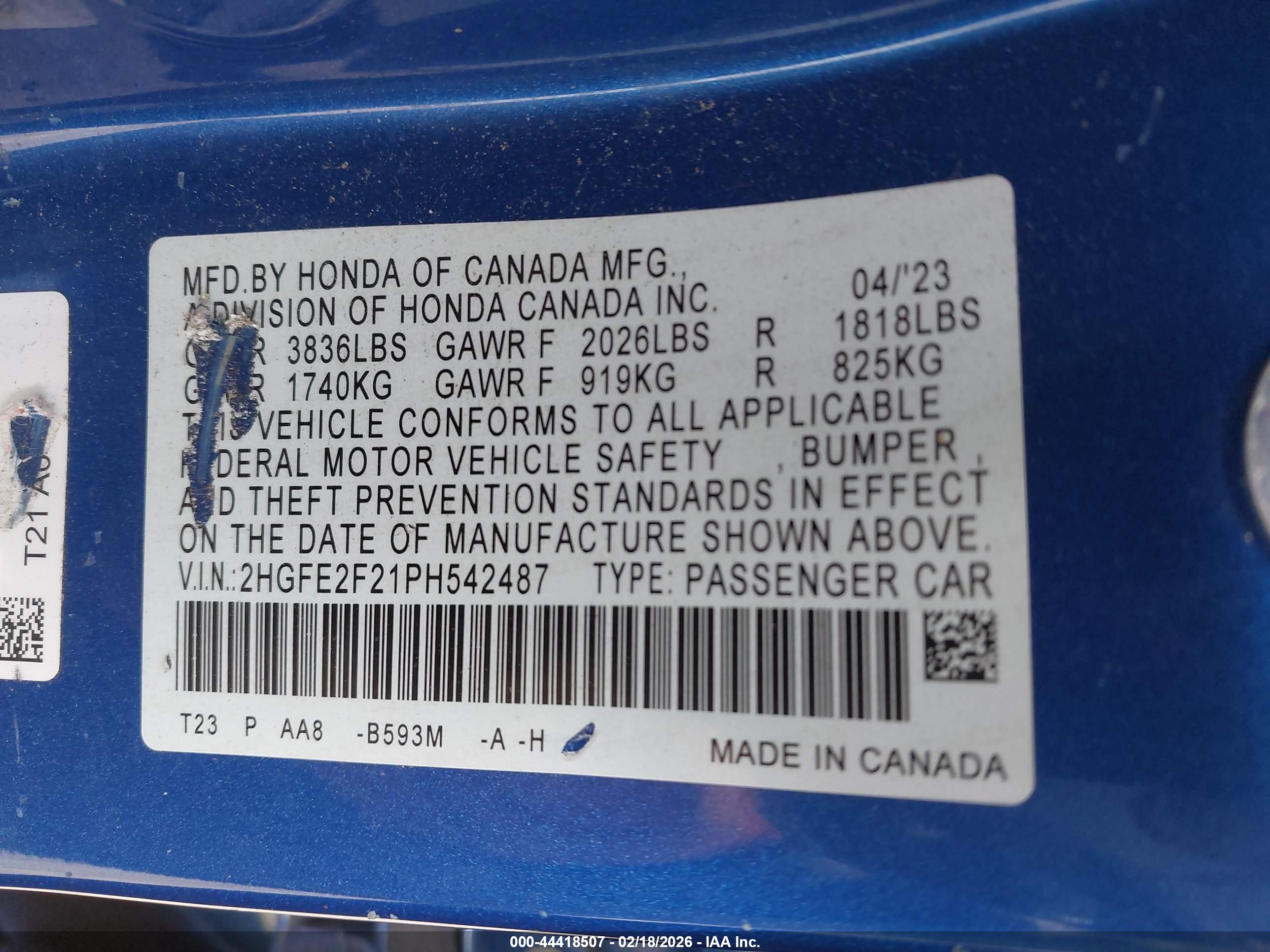 HONDA CIVIC image 9
