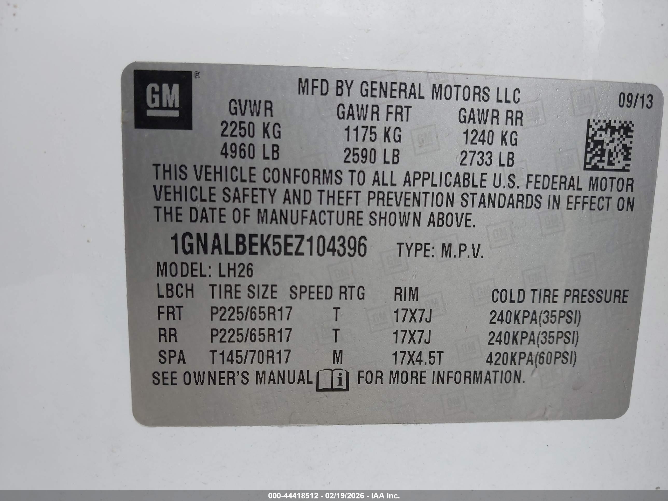 CHEVROLET EQUINOX image 9