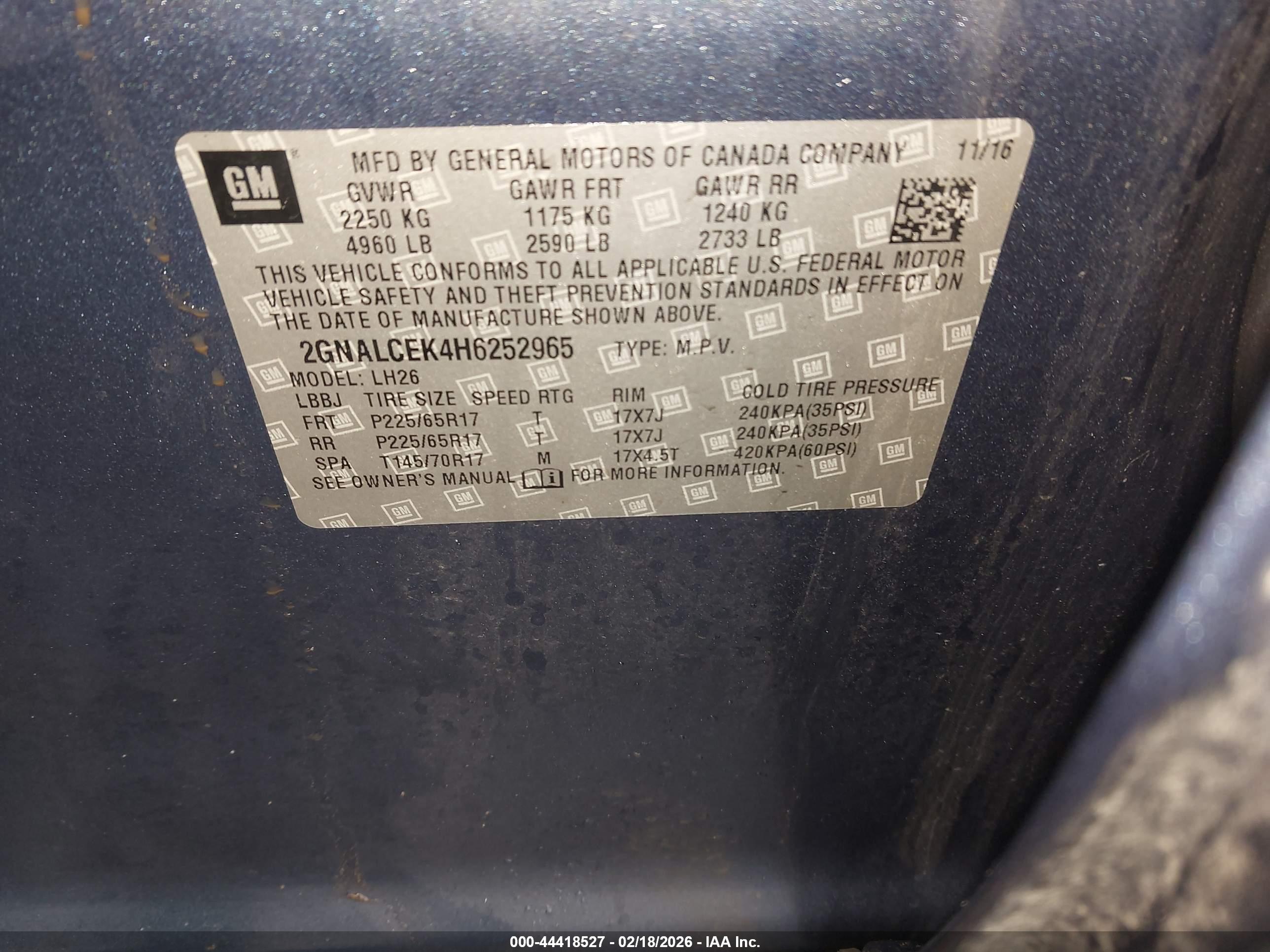 CHEVROLET EQUINOX image 9