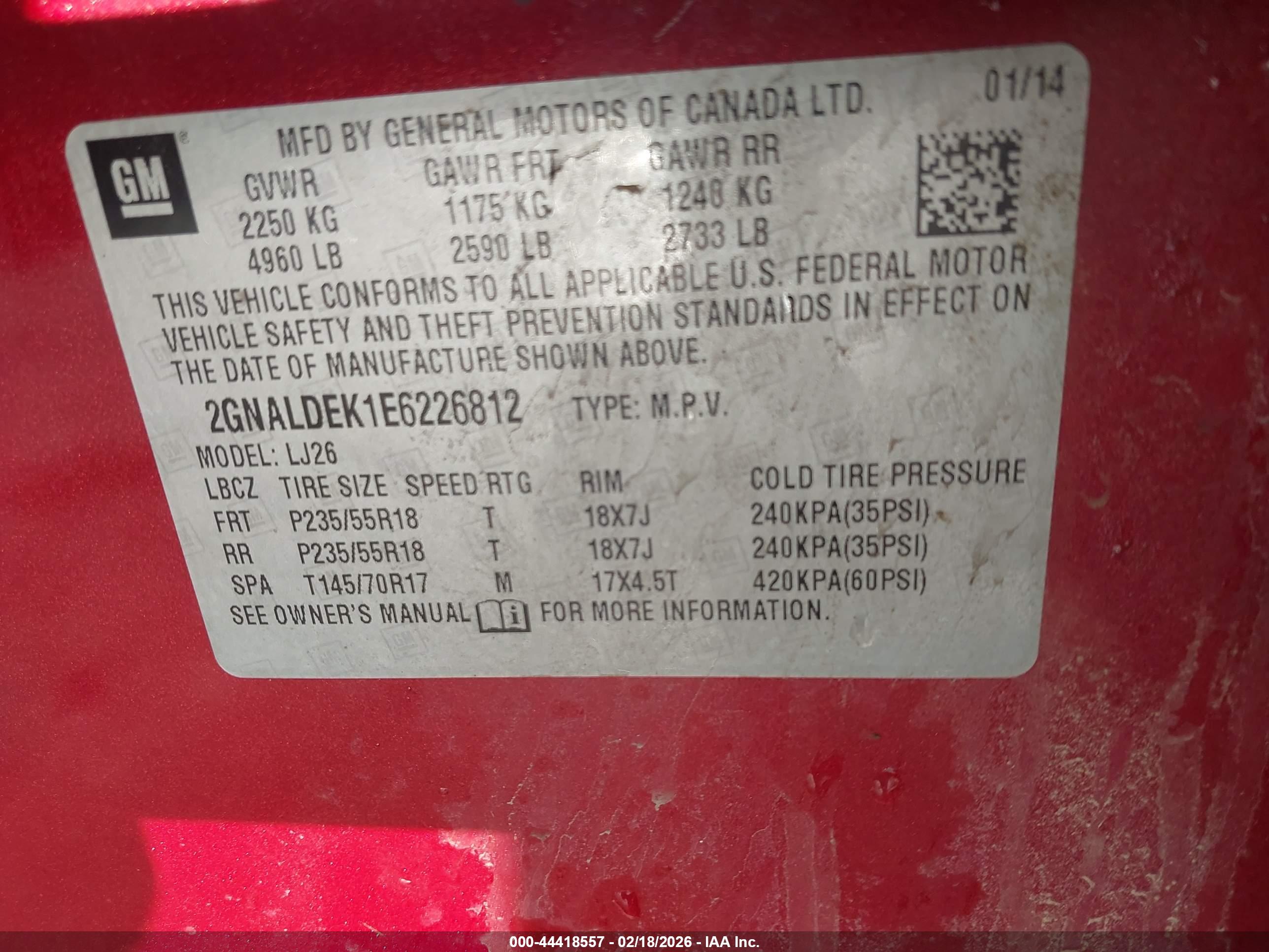 CHEVROLET EQUINOX image 9