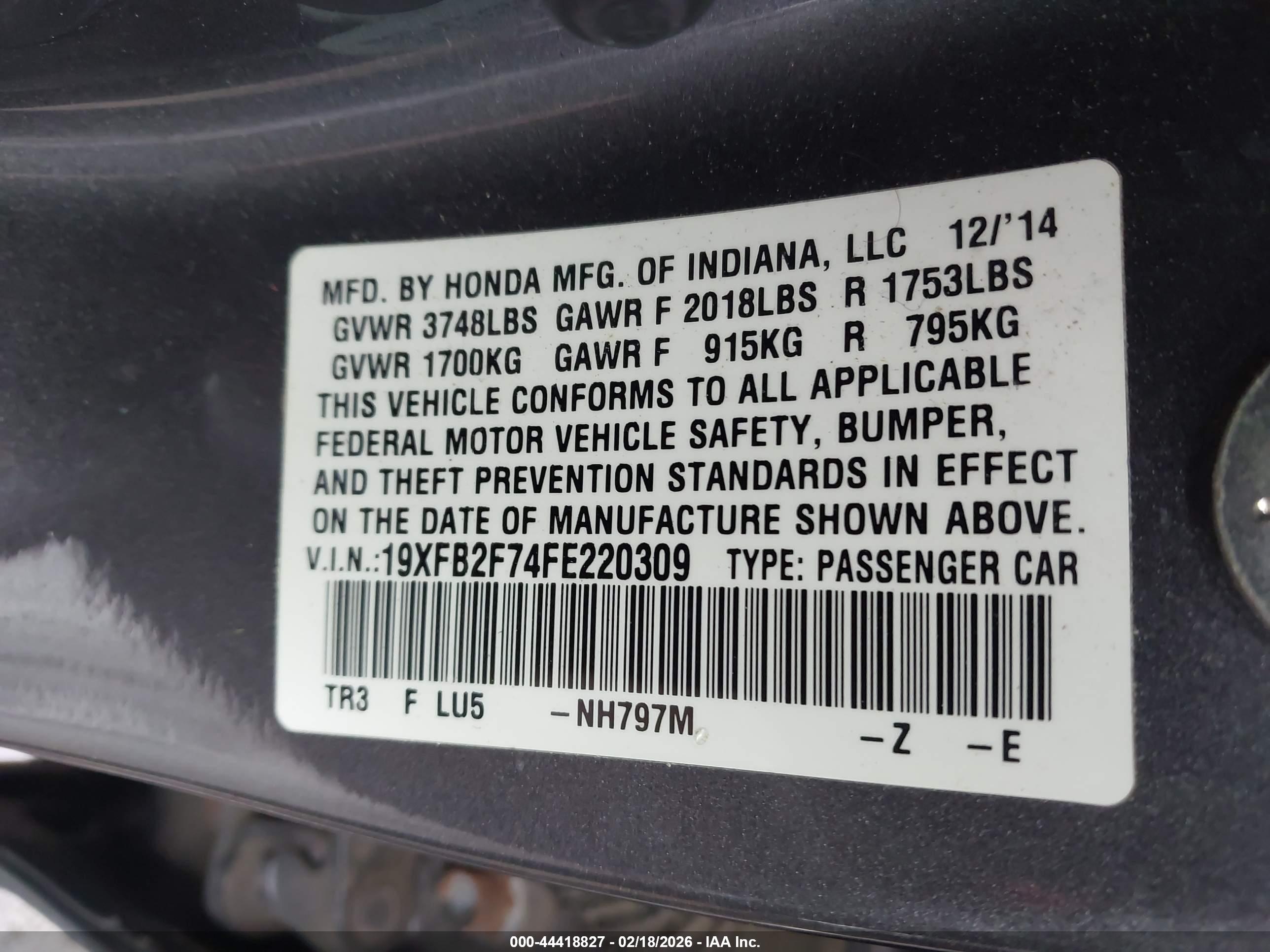 HONDA CIVIC image 9