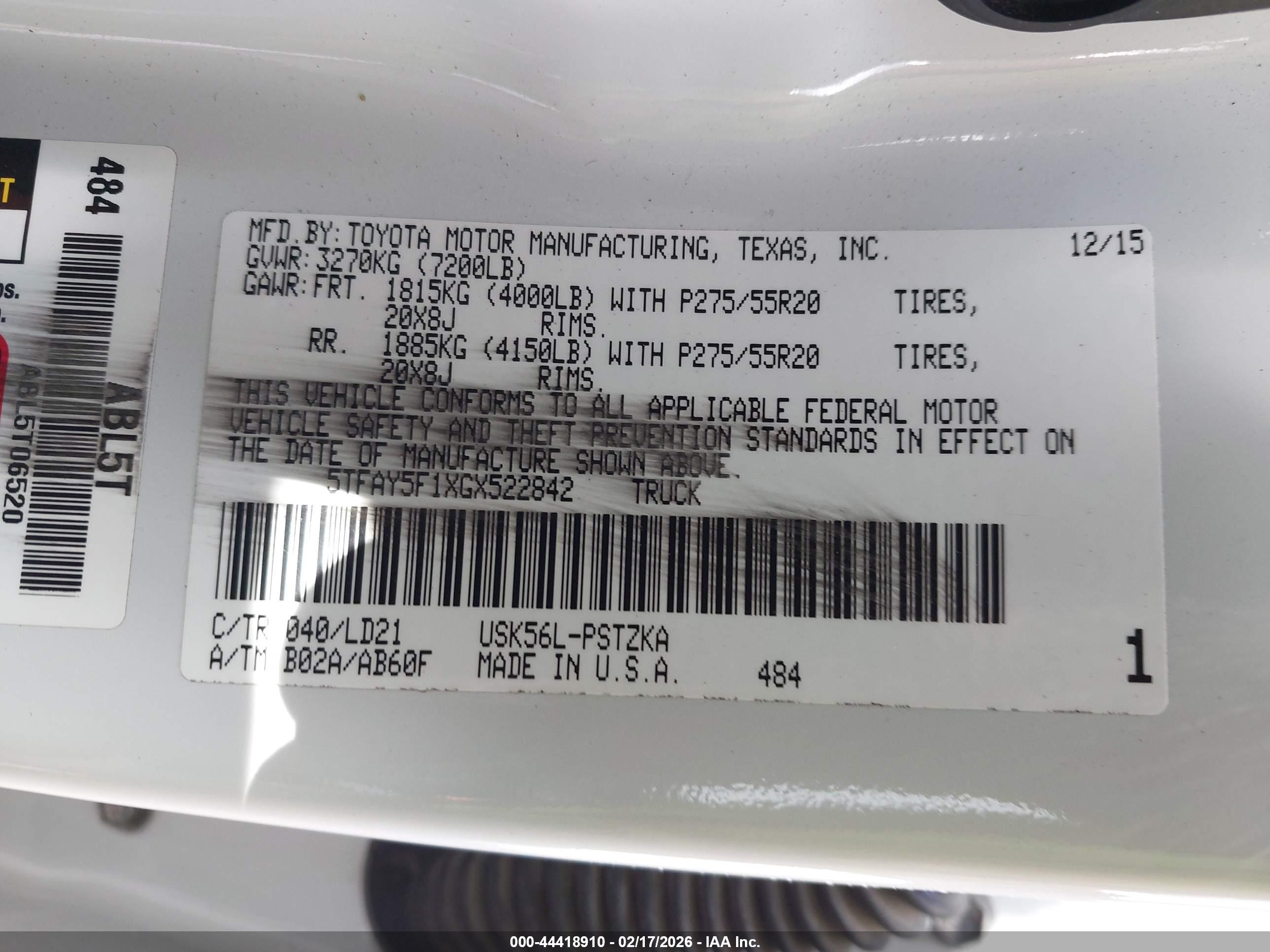 TOYOTA TUNDRA image 9