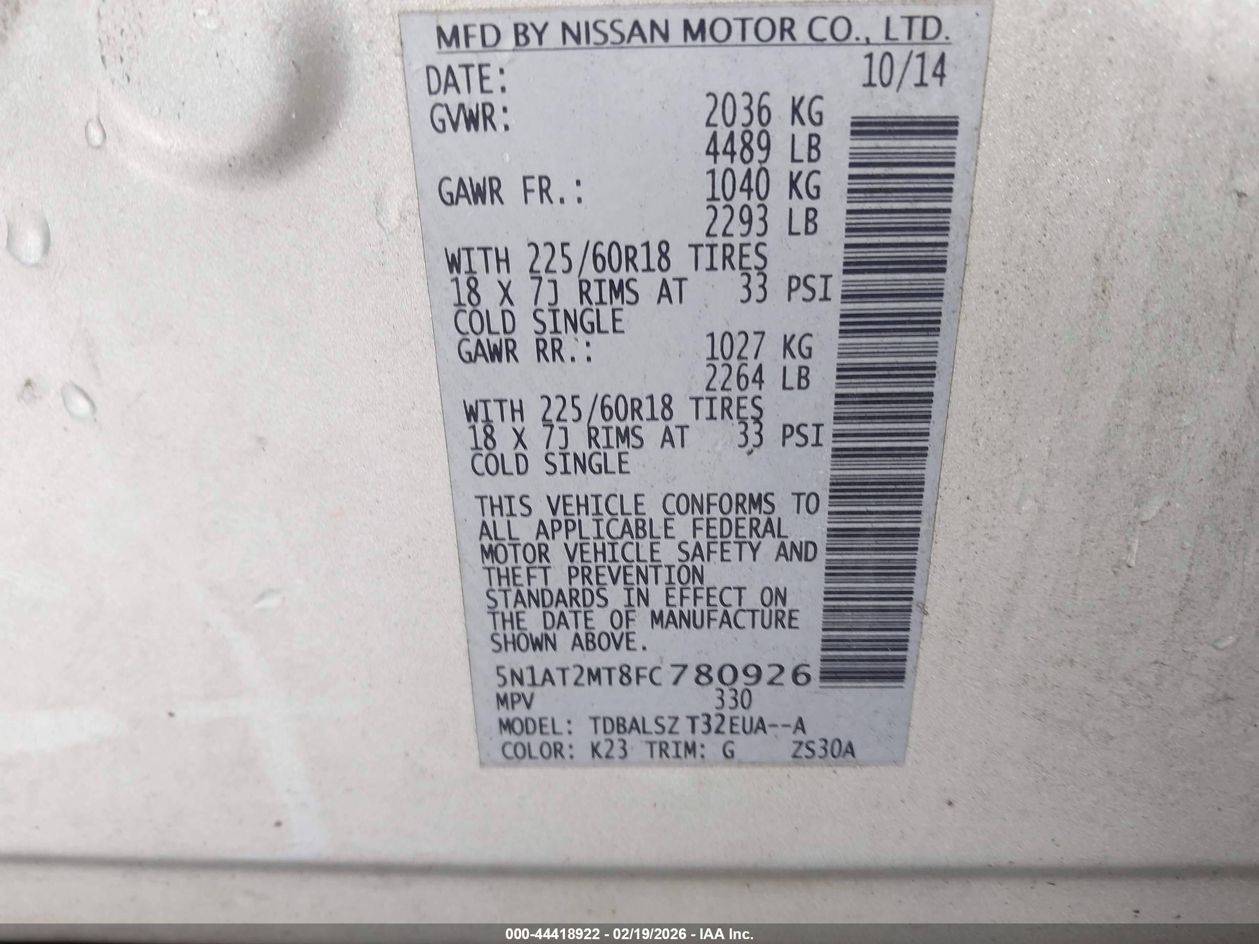 NISSAN ROGUE image 9