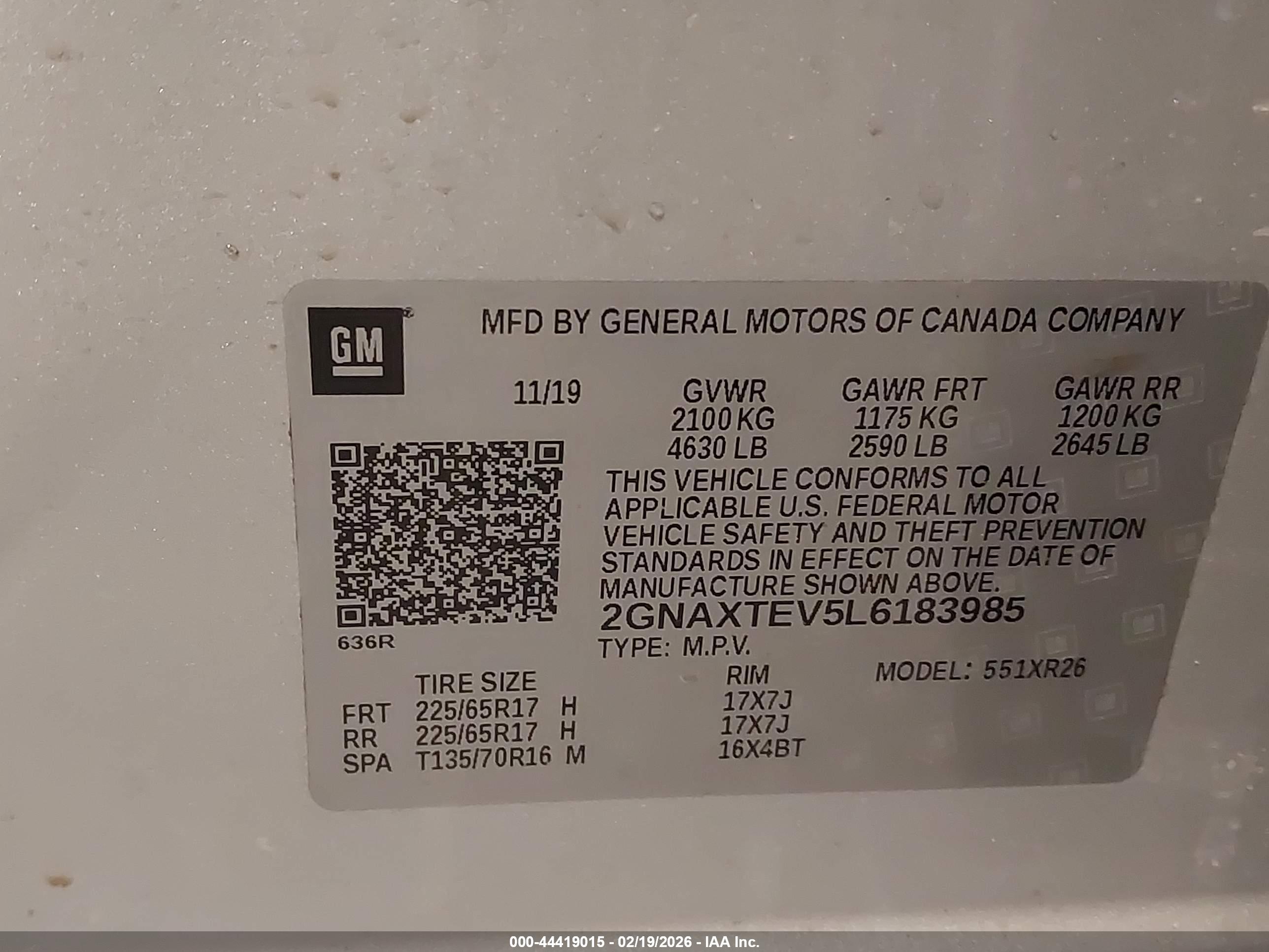 CHEVROLET EQUINOX image 9