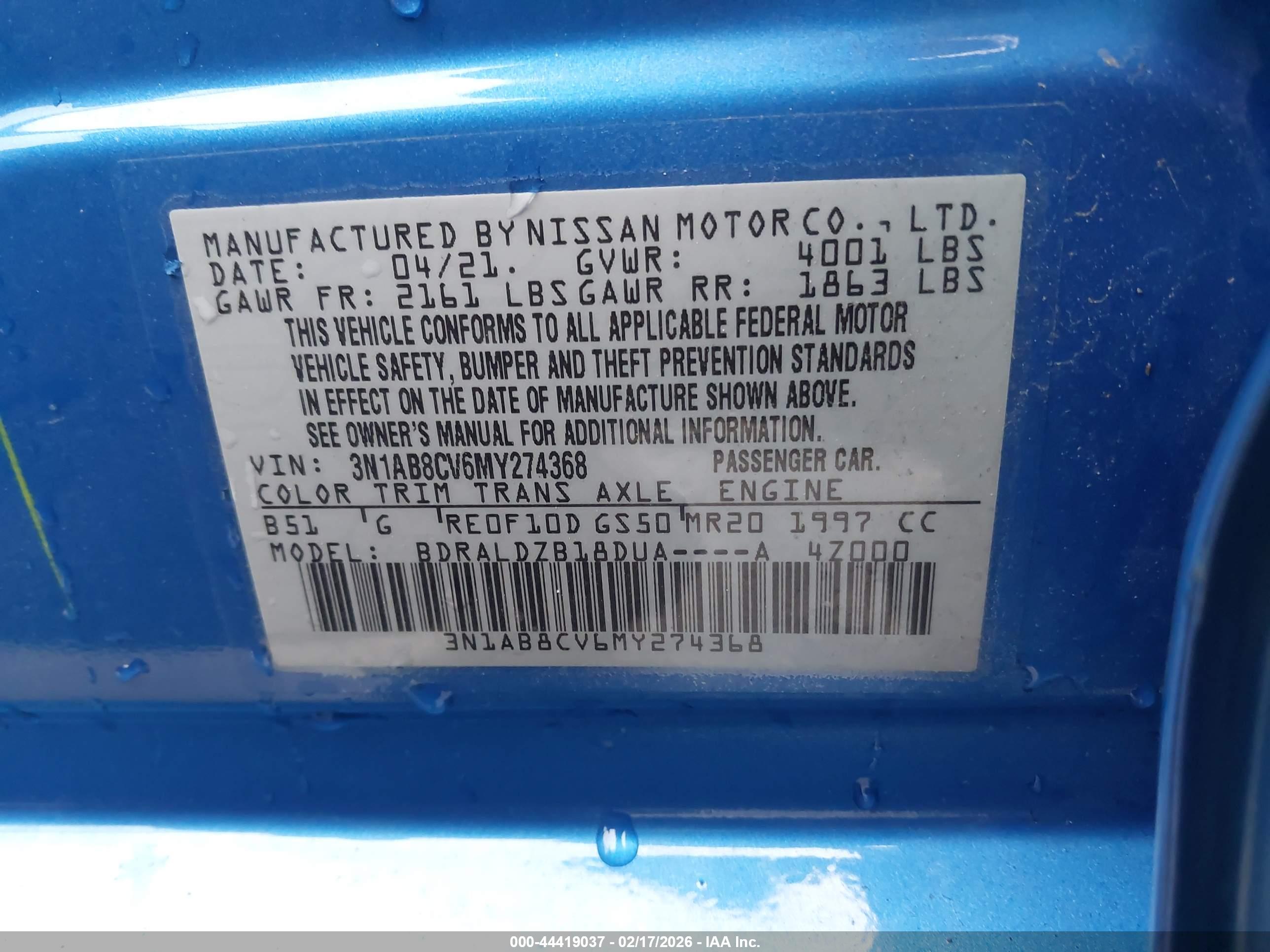 NISSAN SENTRA image 9