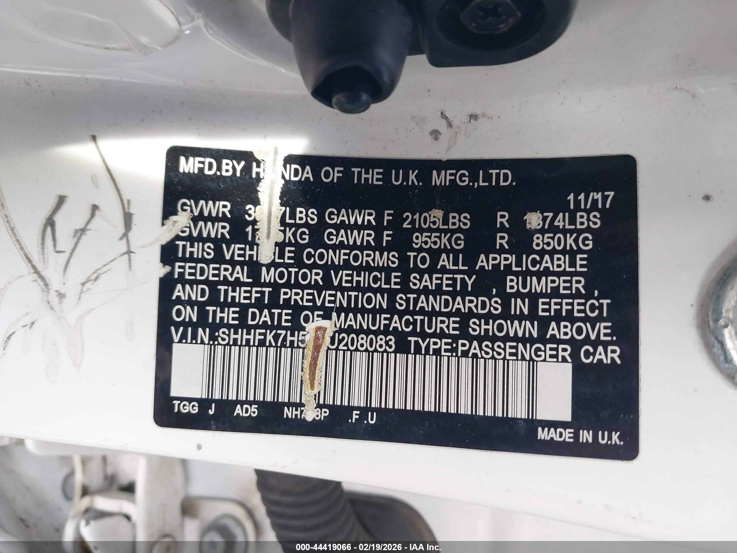 HONDA CIVIC image 9