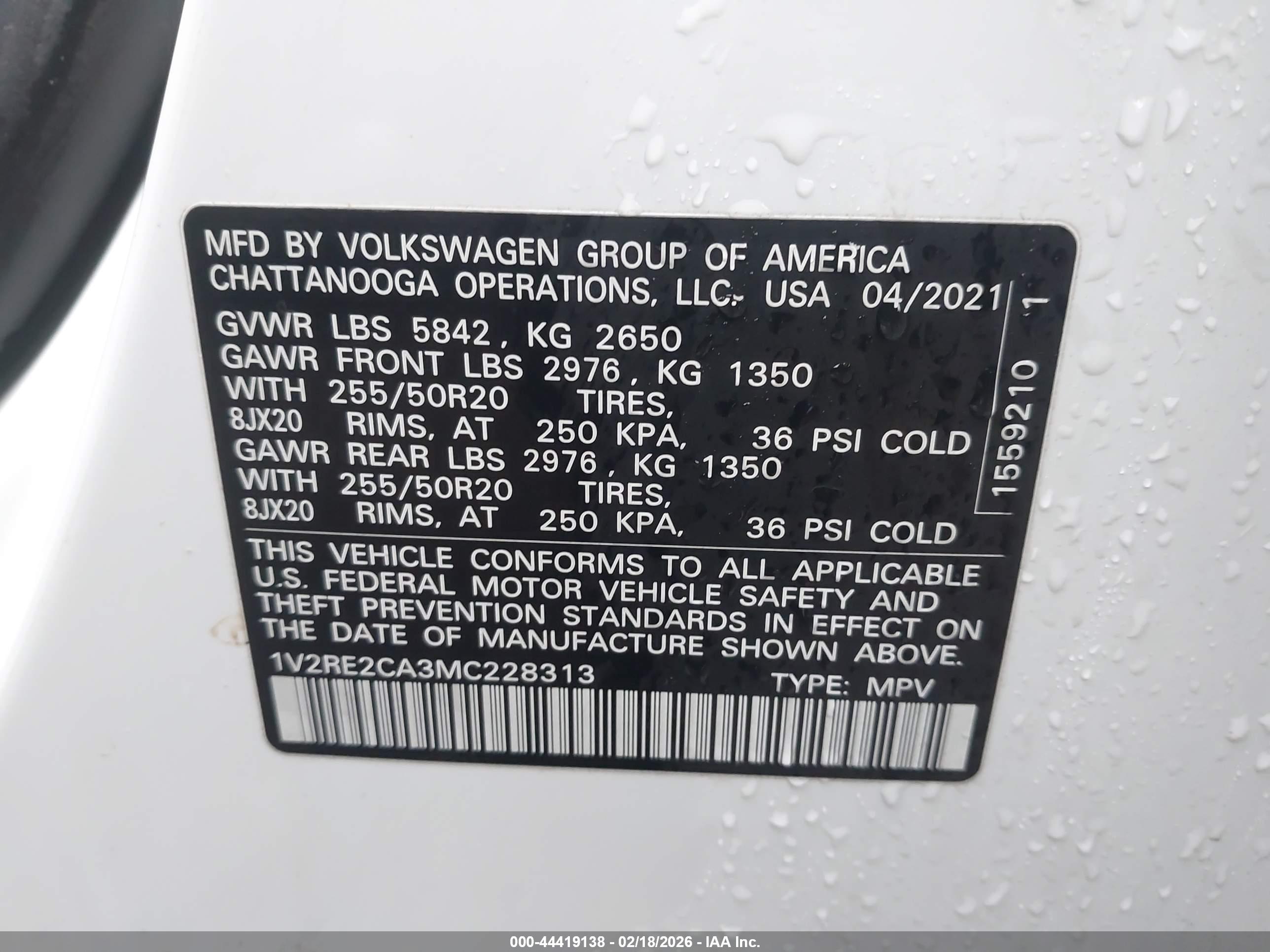 VOLKSWAGEN ATLAS image 9