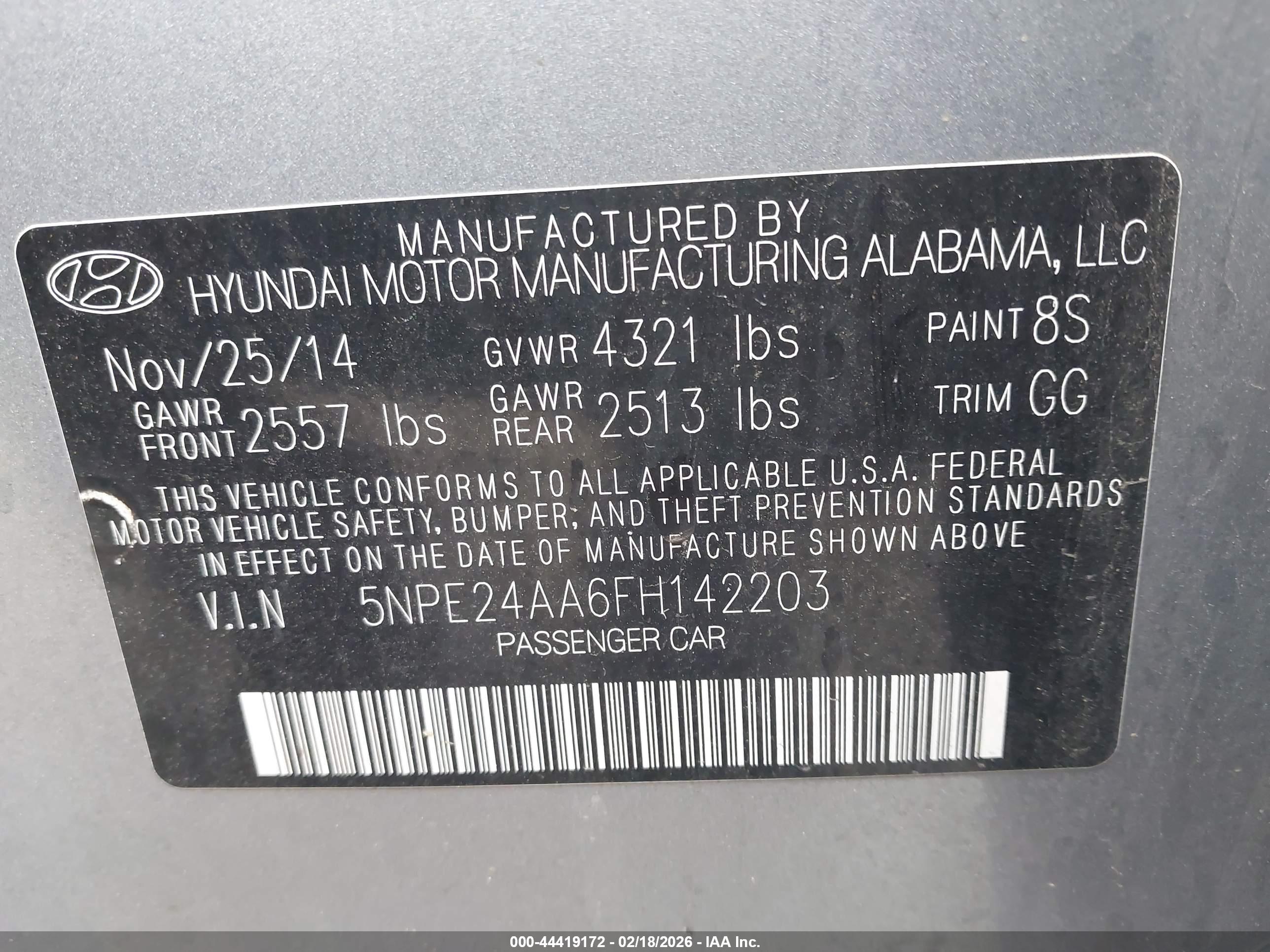 HYUNDAI SONATA image 9