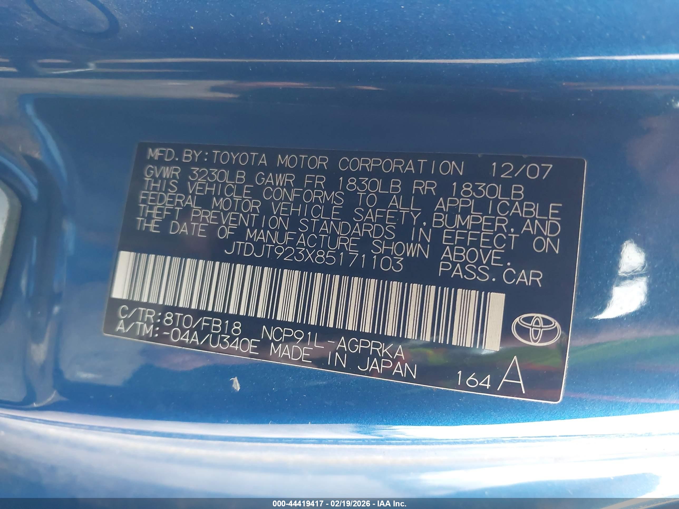 TOYOTA YARIS image 9