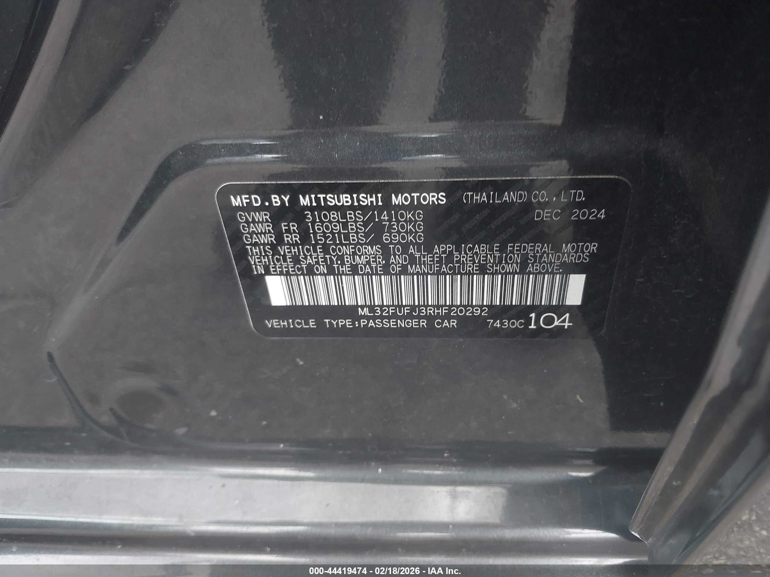 MITSUBISHI MIRAGE image 9