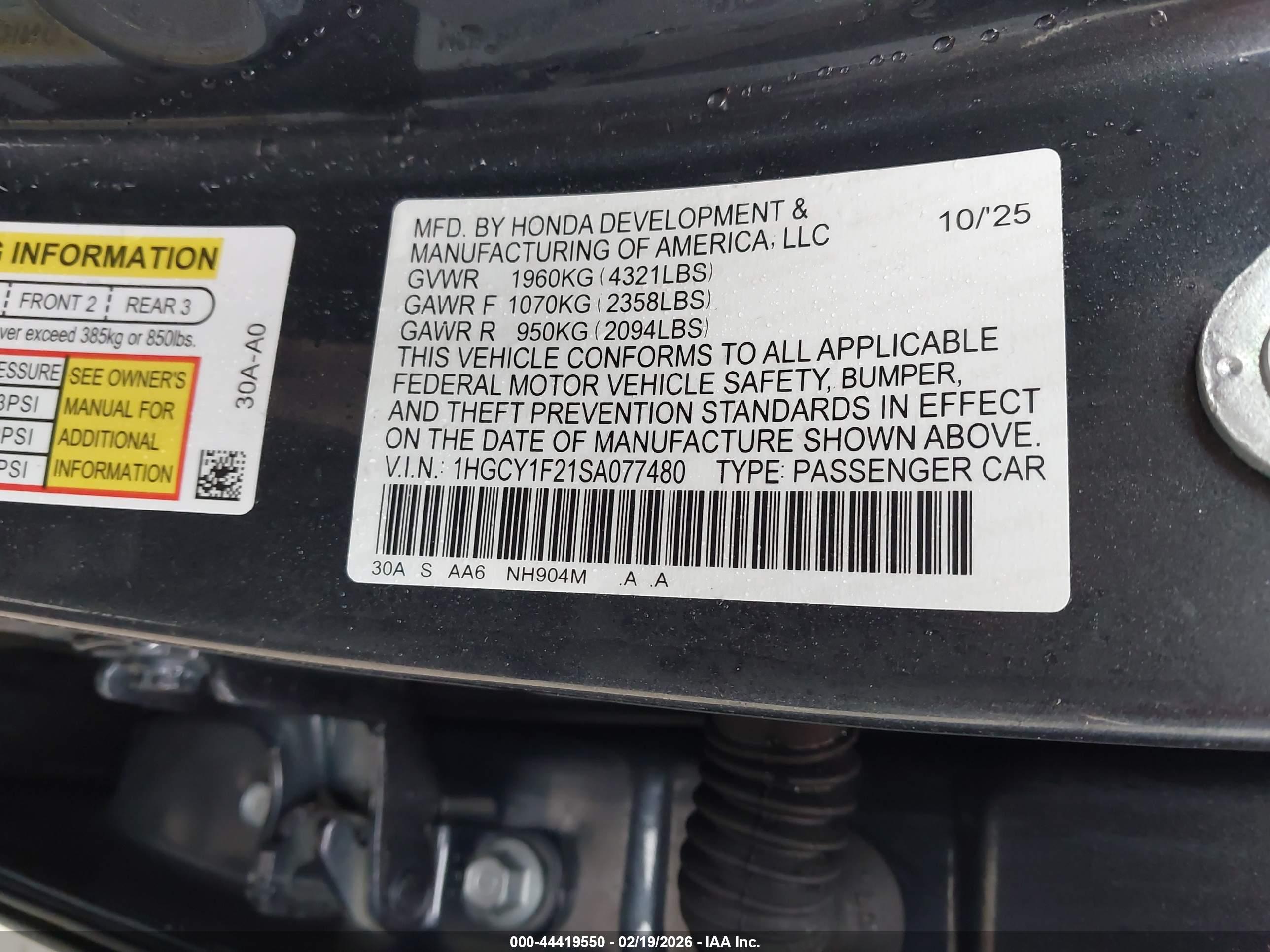 HONDA ACCORD image 9