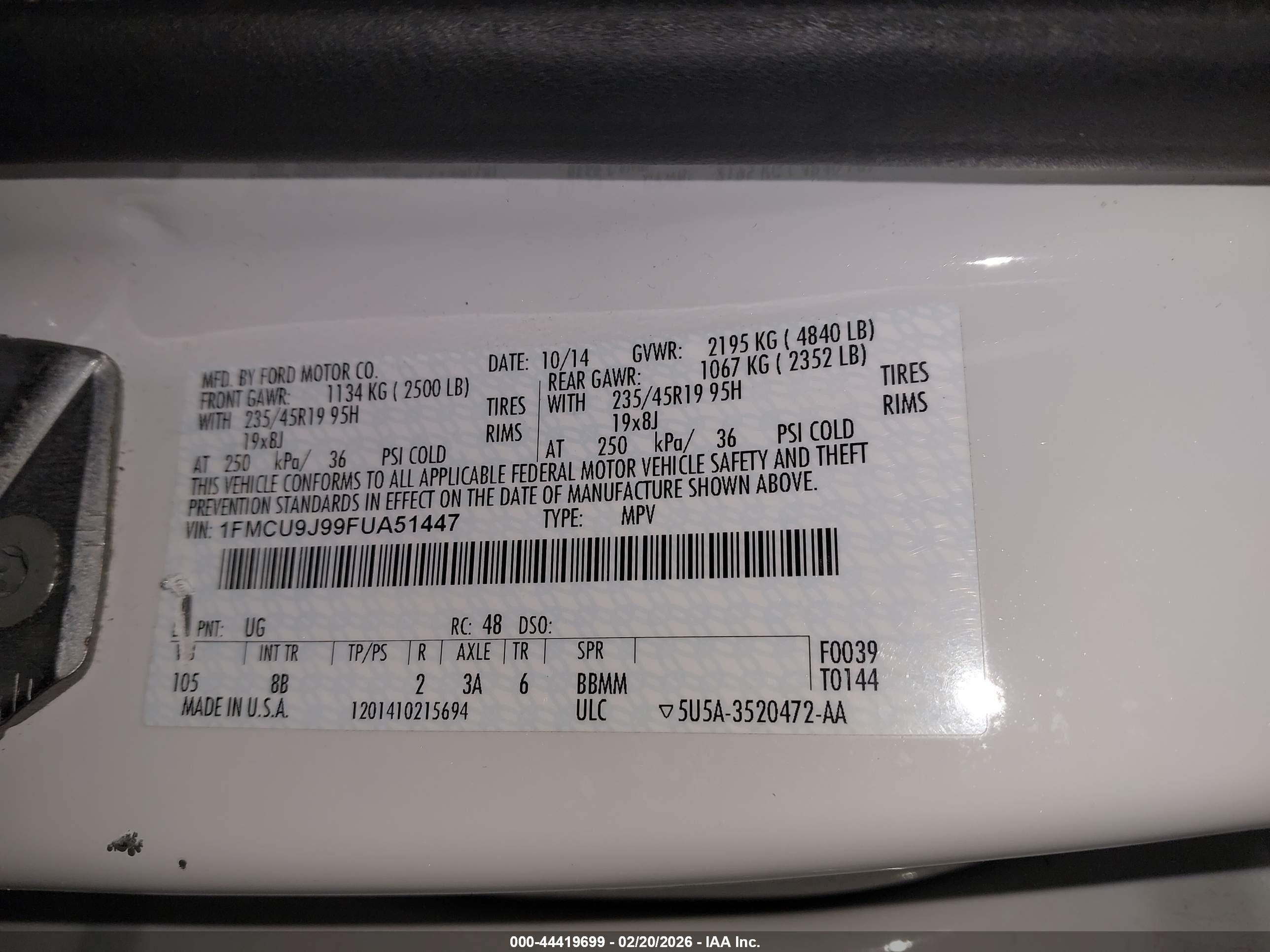 FORD ESCAPE image 9