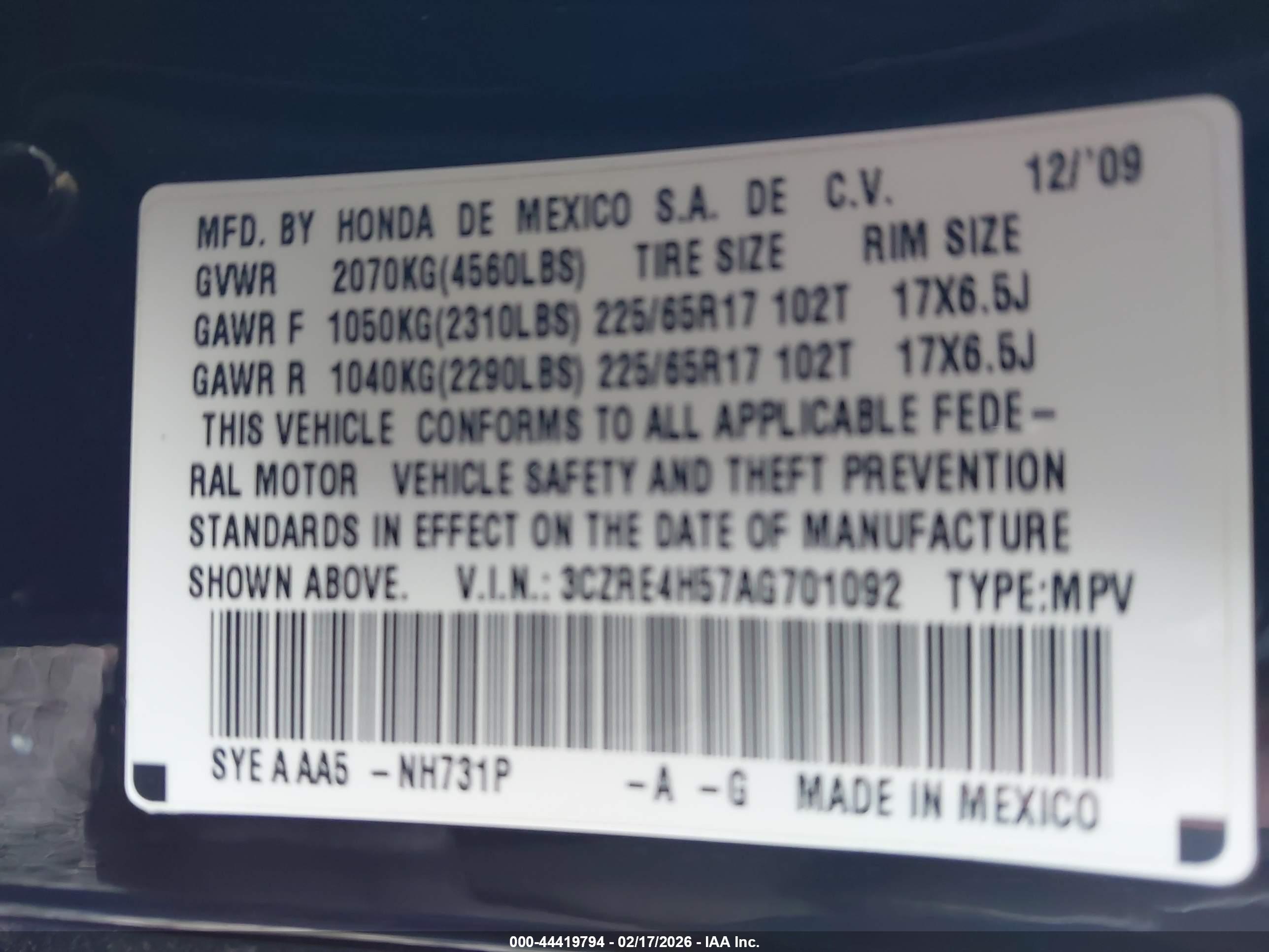 HONDA CR-V image 9