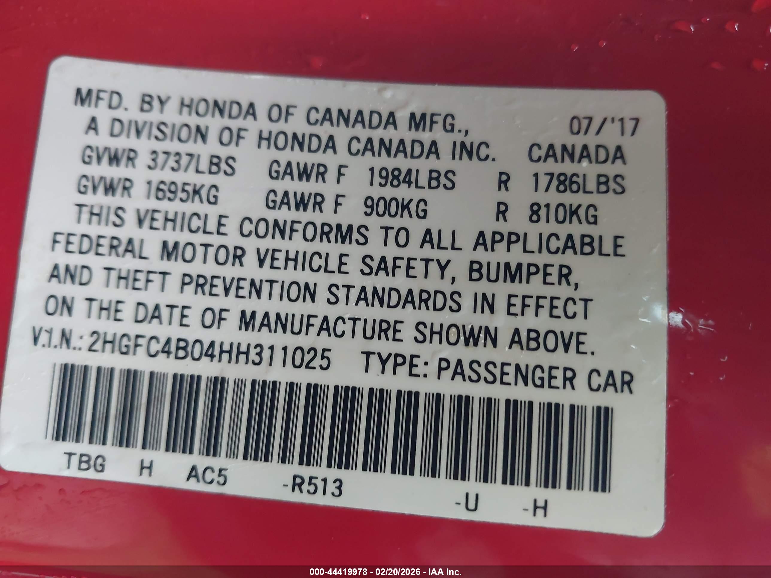HONDA CIVIC image 9
